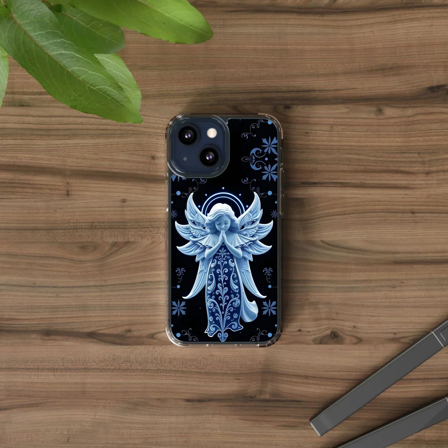 Divine Angel Prayer Design Phone Case for iPhone 12-16 Models - KarArmDesign