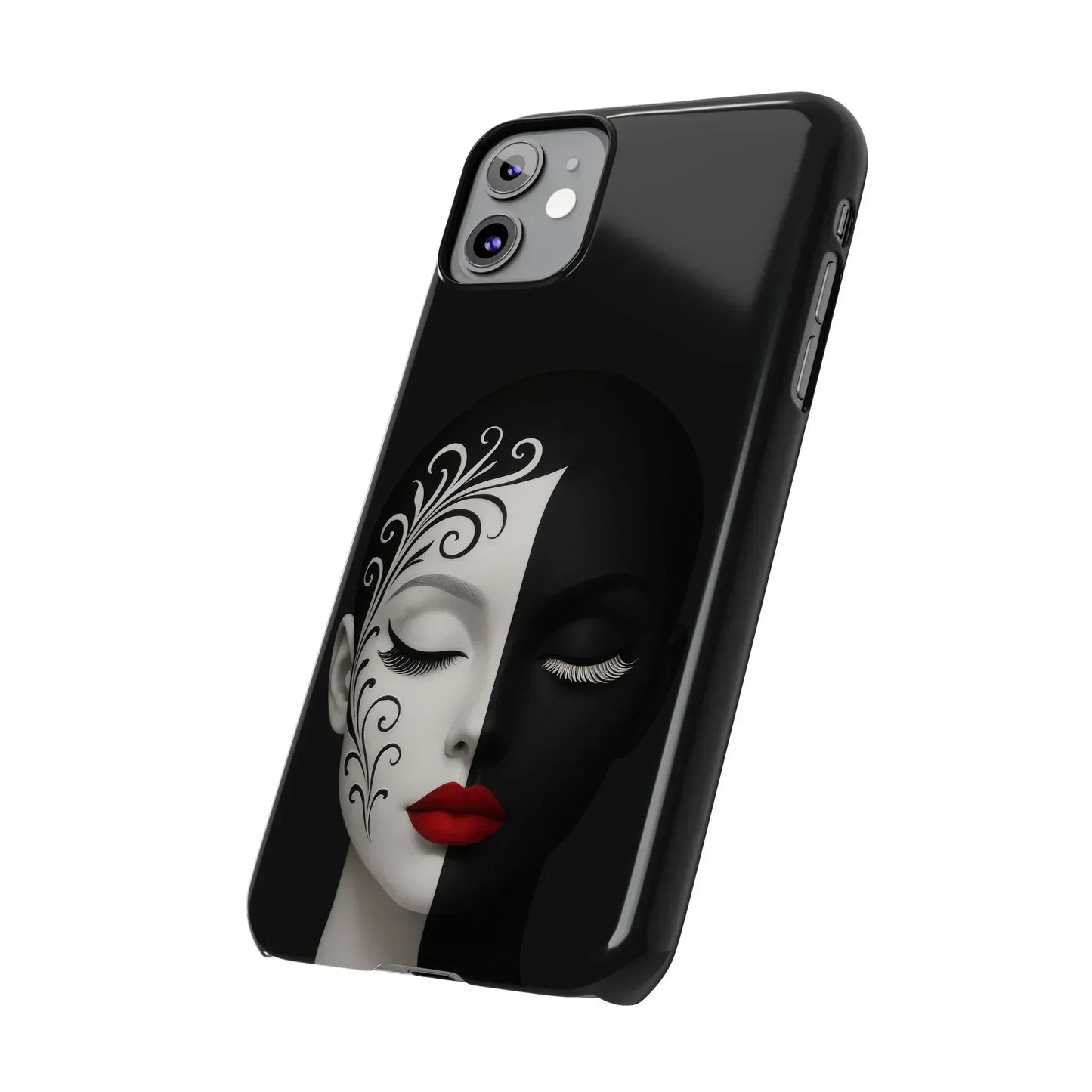 Artistic Head Design Phone Case for iPhone 7-16 Models - KarArmDesign