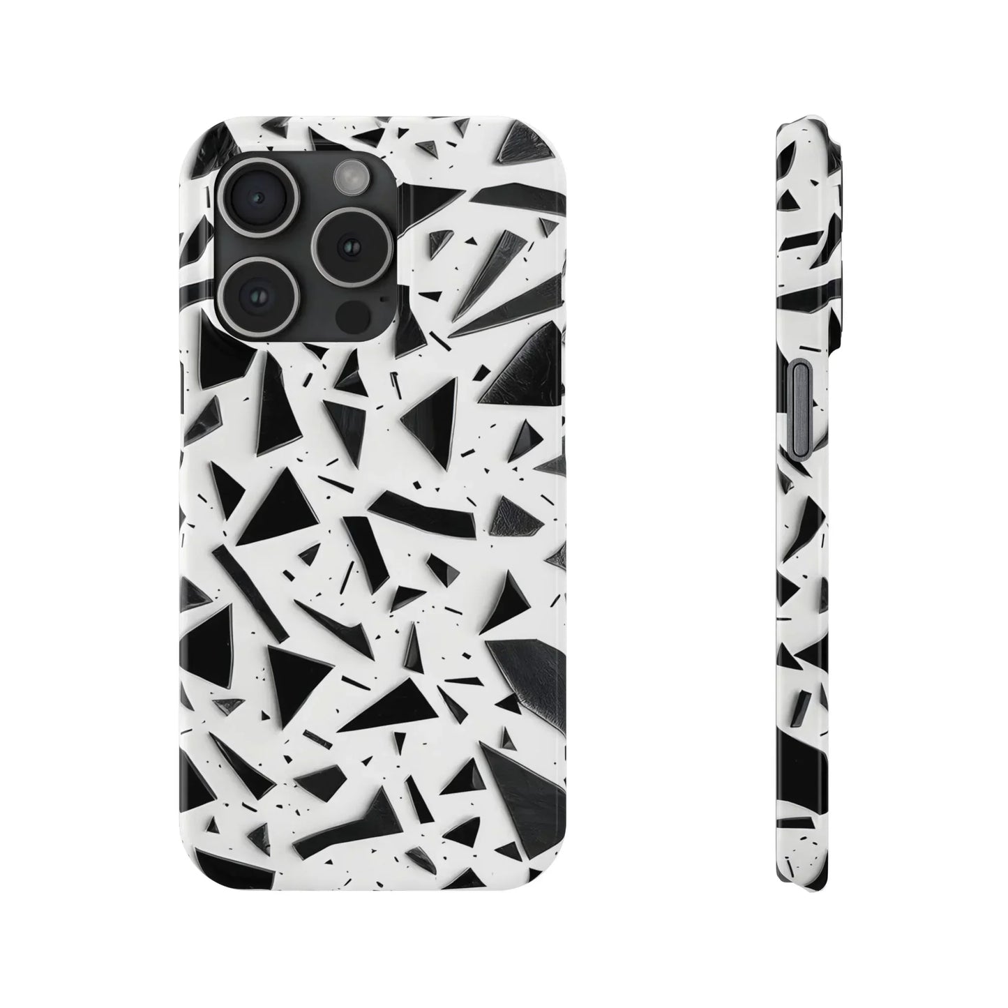 Abstract Slim Phone Case for iPhone 7 to 16 Models - KarArmDesign
