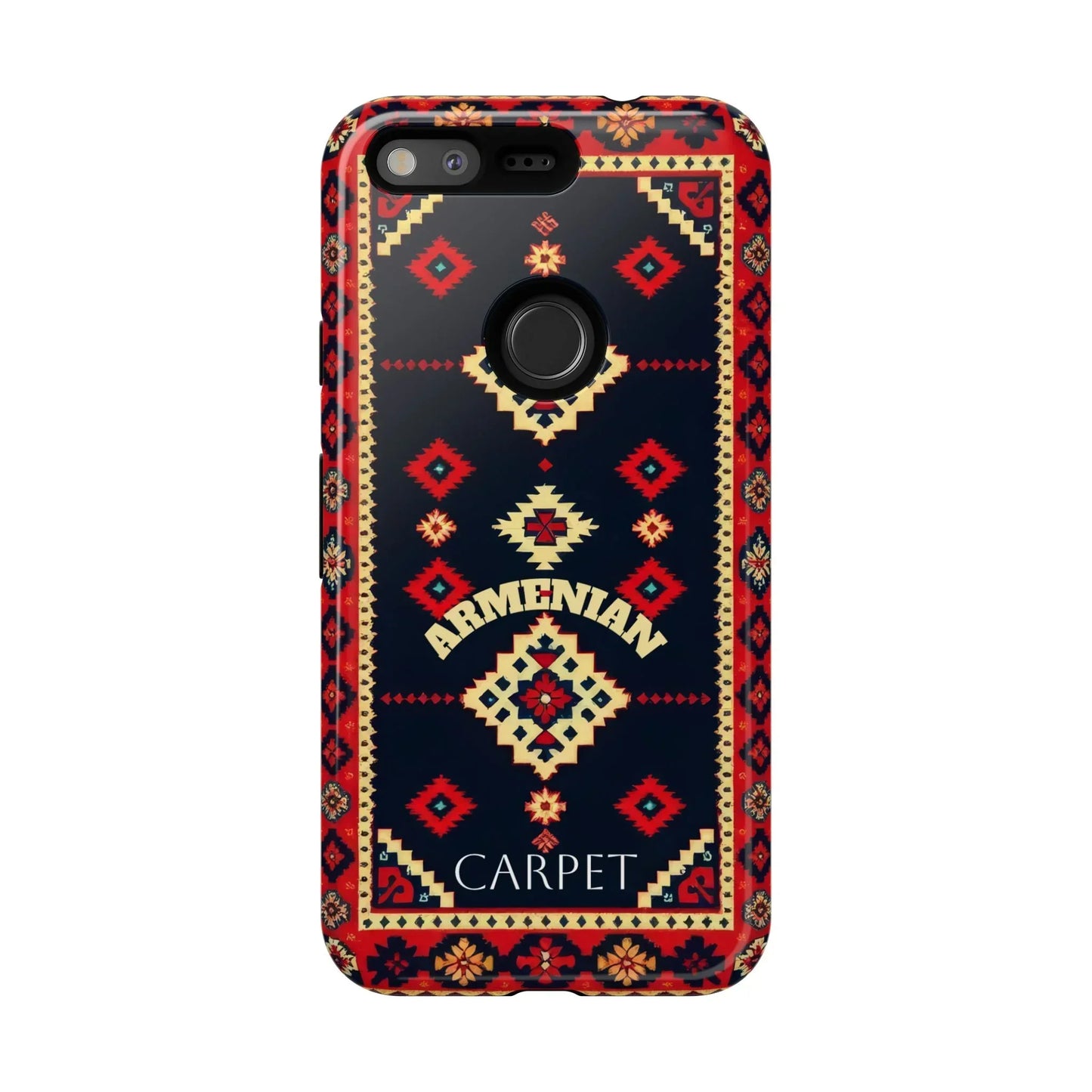 Armenian Carpet Design Phone Case for Samsung Galaxy and Google Pixel Models - KarArmDesign
