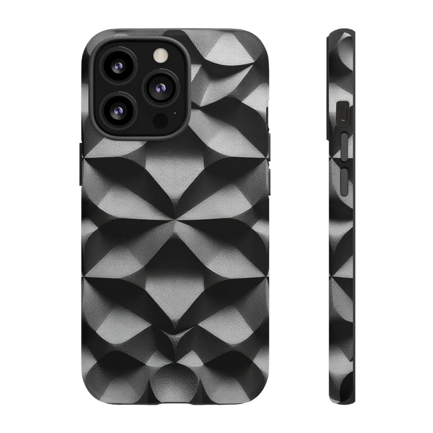 3D Geometric Phone Case for iPhone 8–16 Models - KarArmDesign