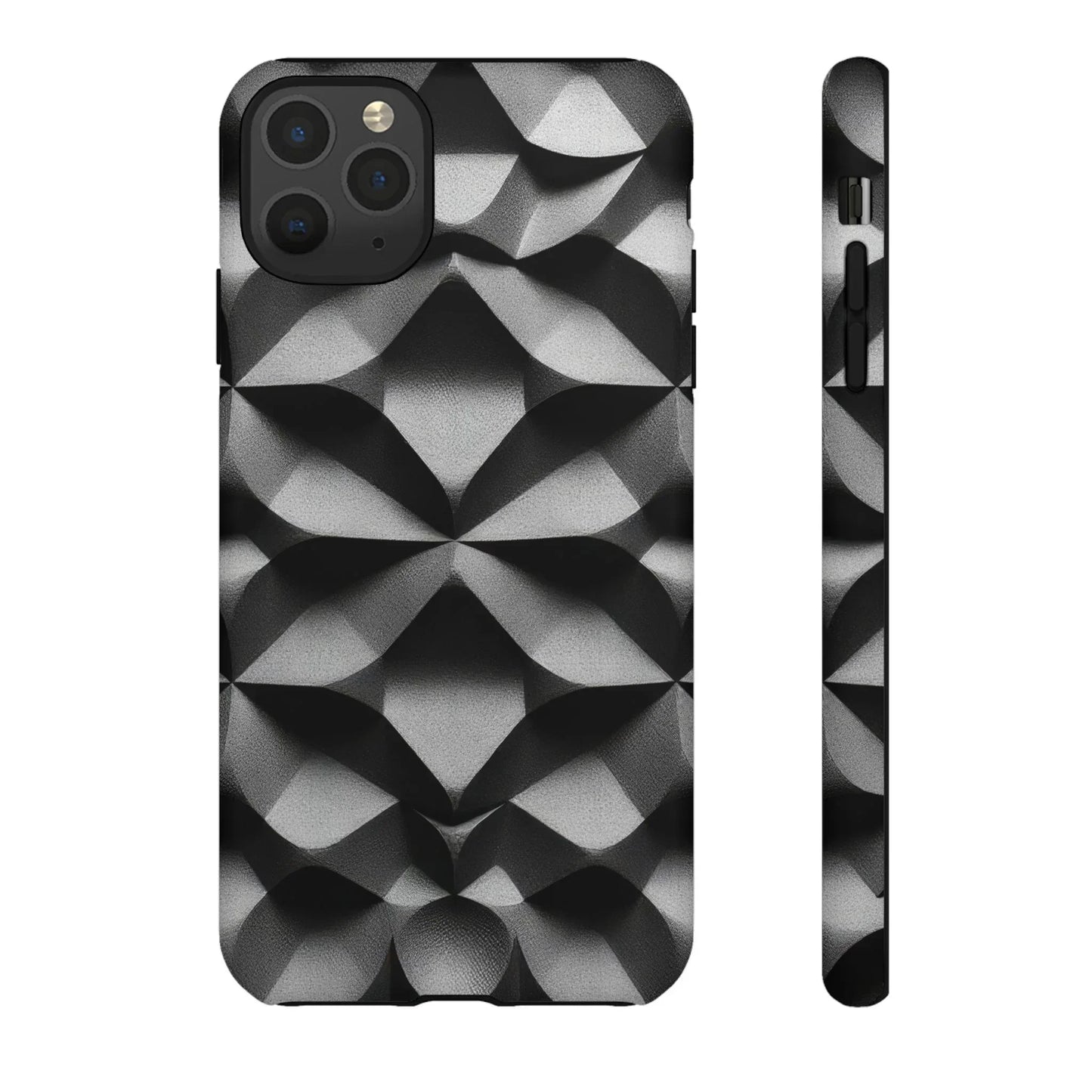 3D Geometric Phone Case for iPhone 8–16 Models - KarArmDesign