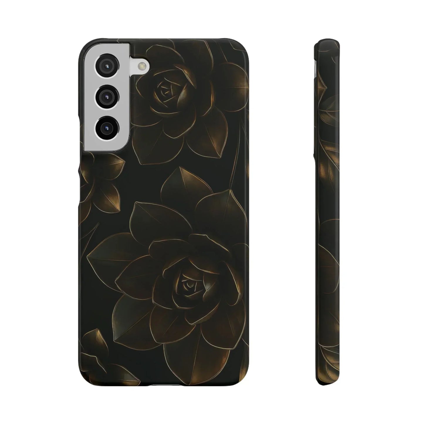Metal Flower Phone Case for iPhone 7-16 and Galaxy S10-S24 Models - KarArmDesign