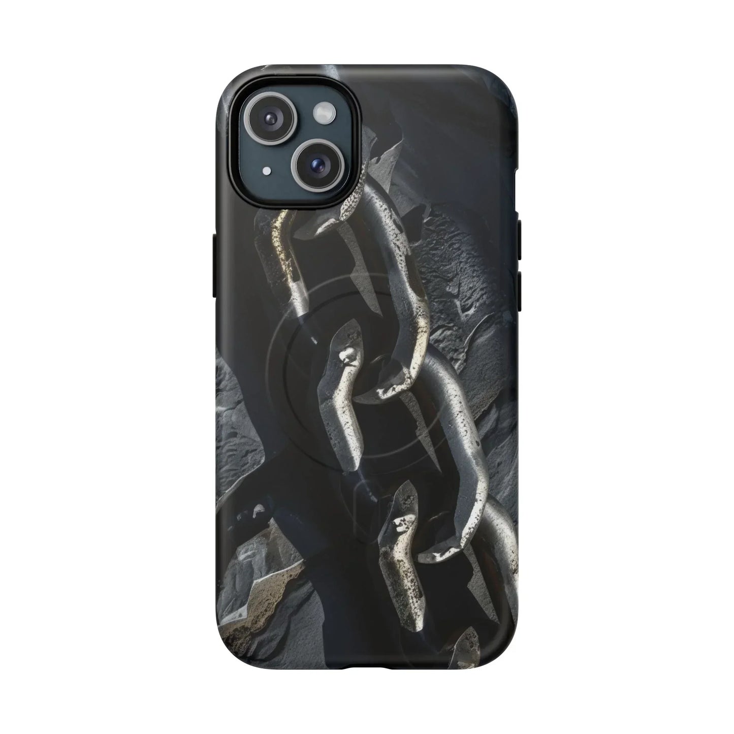 “Iron Chain” Tough Magnetic Phone Case for iPhone 14-16 Models - KarArmDesign