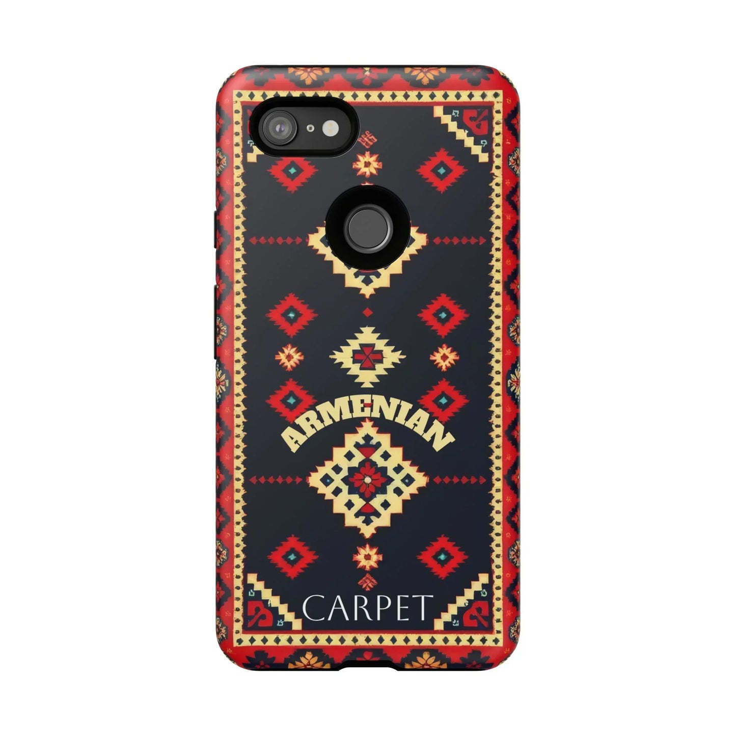 Armenian Carpet Design Phone Case for Samsung Galaxy and Google Pixel Models - KarArmDesign