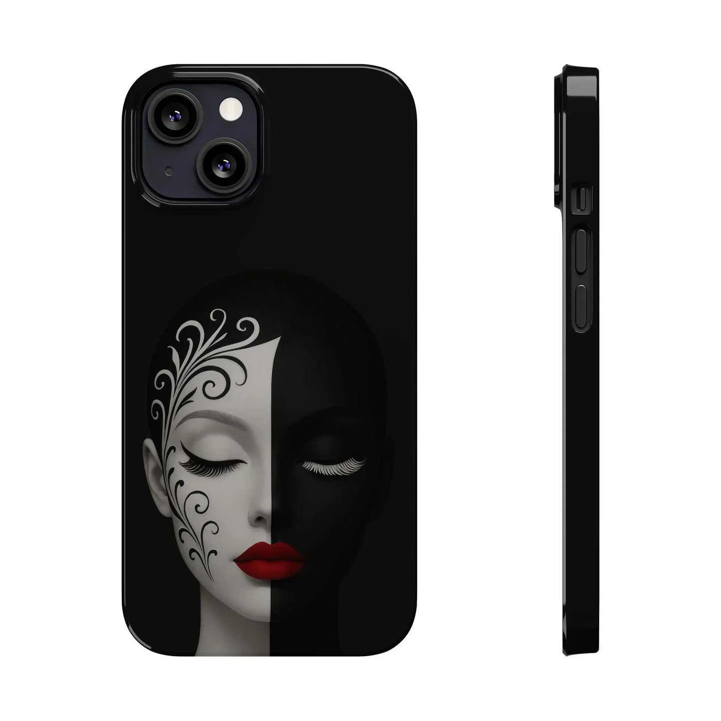 Artistic Head Design Phone Case for iPhone 7-16 Models - KarArmDesign
