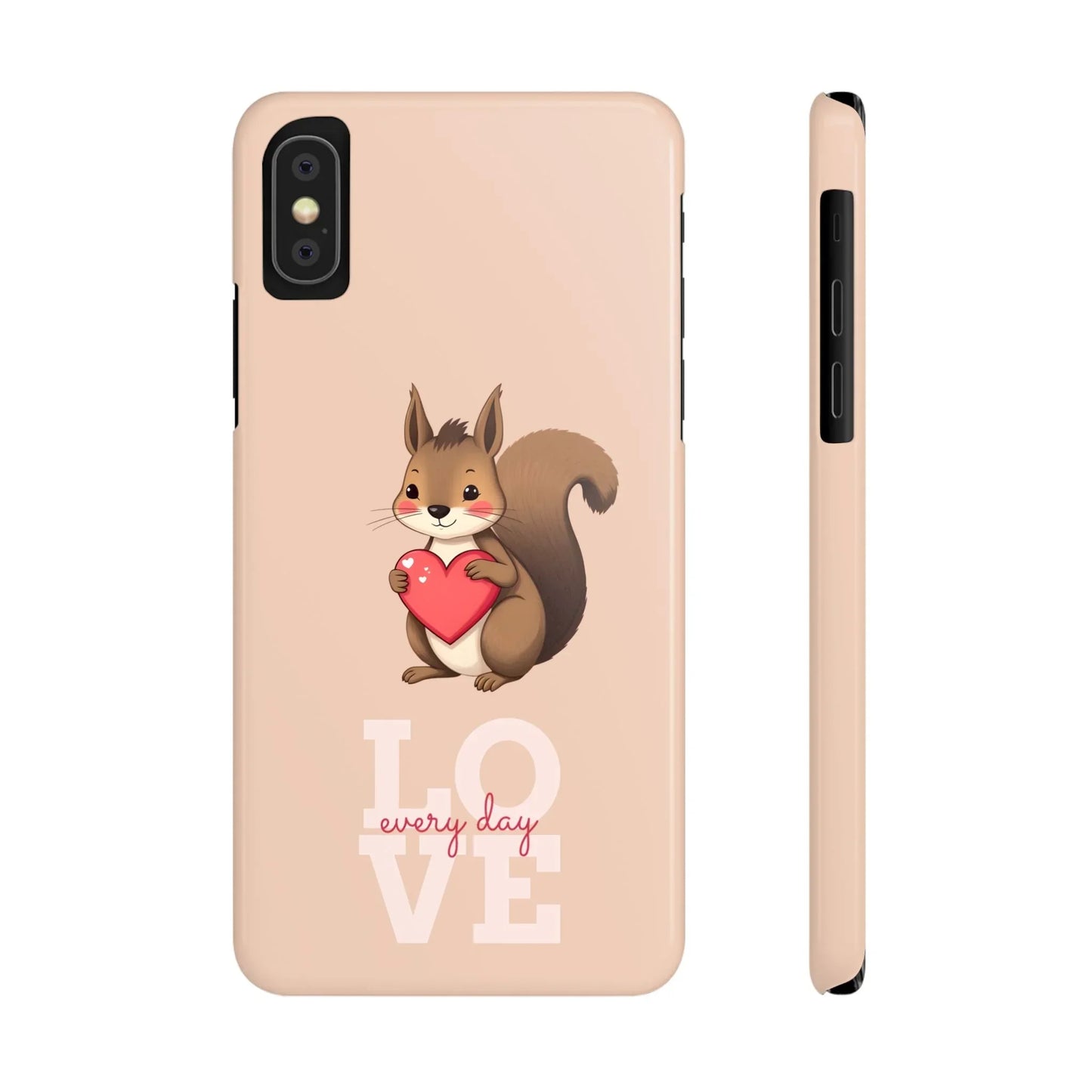 Cute Squirrel Phone Case for iPhone 7 to 16 Series Models - KarArmDesign