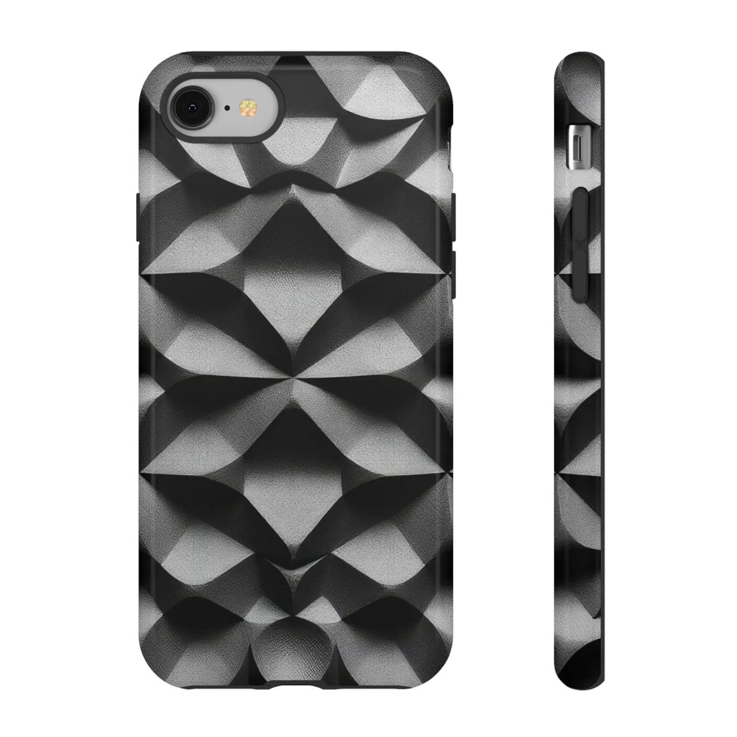 3D Geometric Phone Case for iPhone 8–16 Models - KarArmDesign