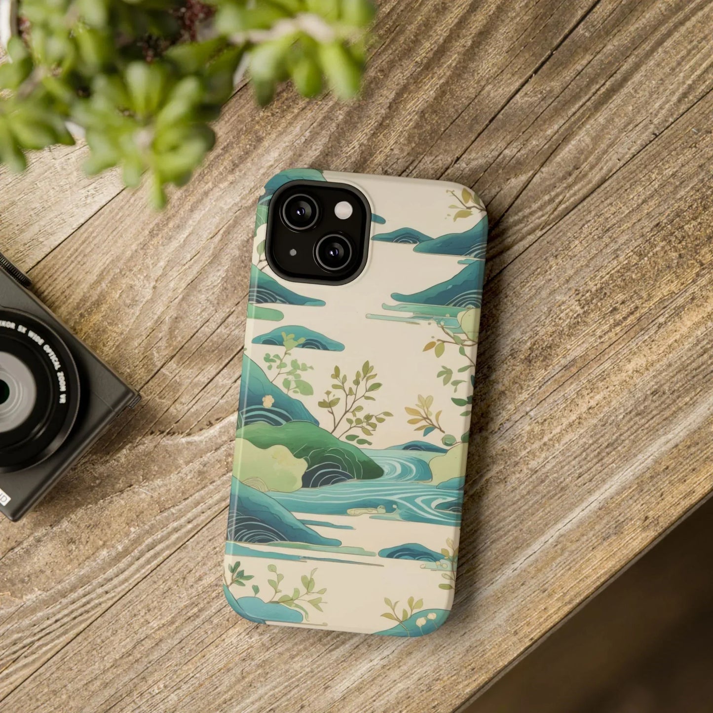 Nature Landscape Phone Case for iPhone 12-16 and Samsung Galaxy S21-S22 Models - KarArmDesign