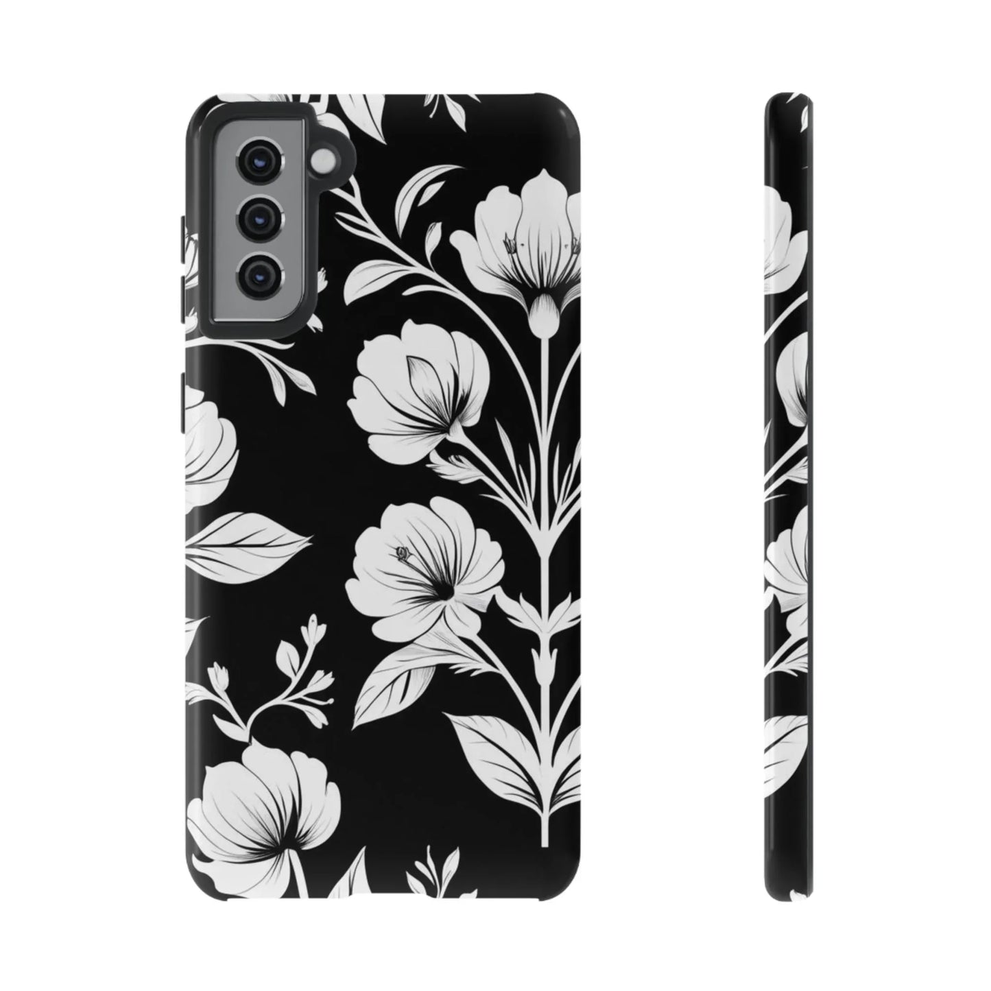 ElegantFloral Phone Case for Samsung Galaxy S10-S25 Models - KarArmDesign