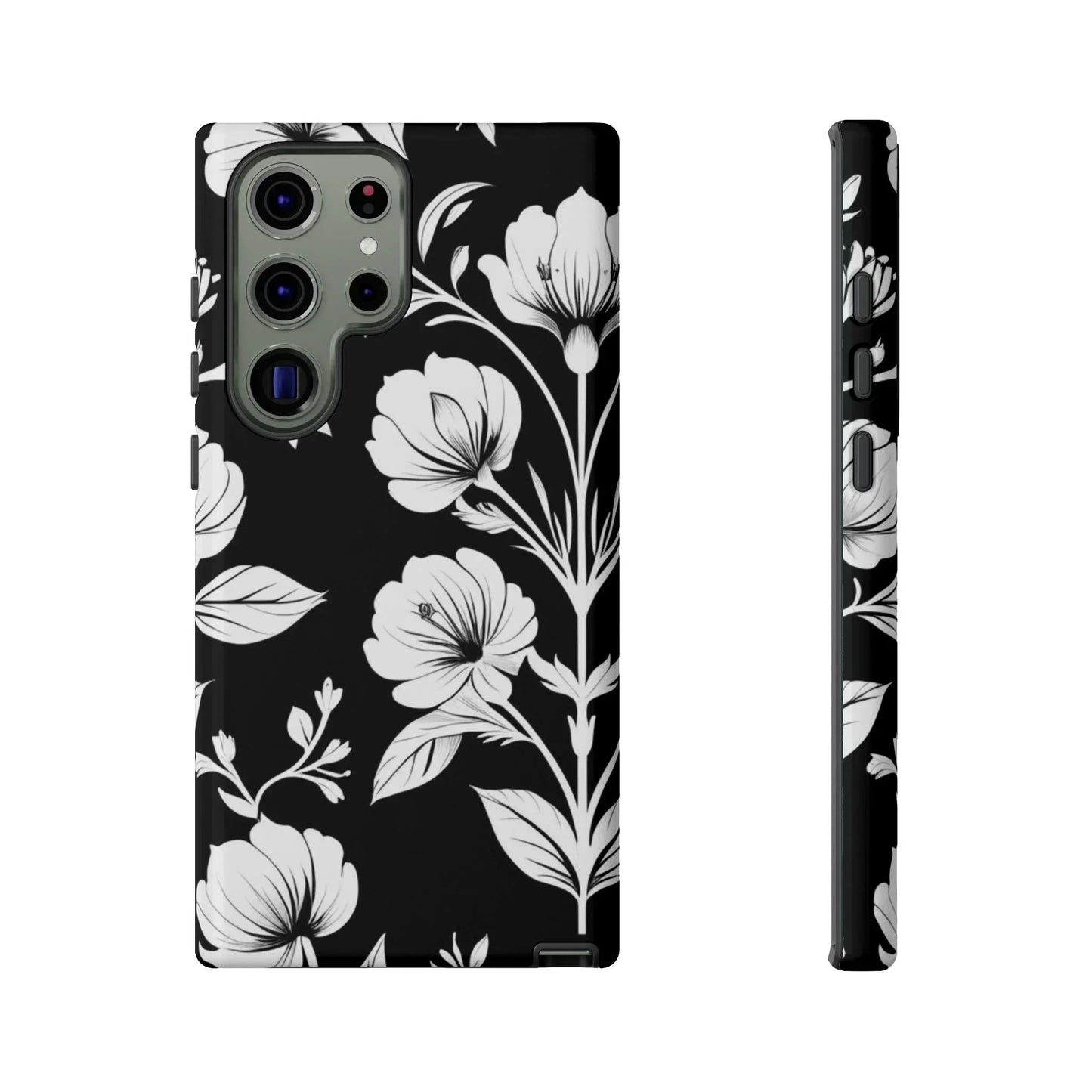 ElegantFloral Phone Case for Samsung Galaxy S10-S25 Models - KarArmDesign
