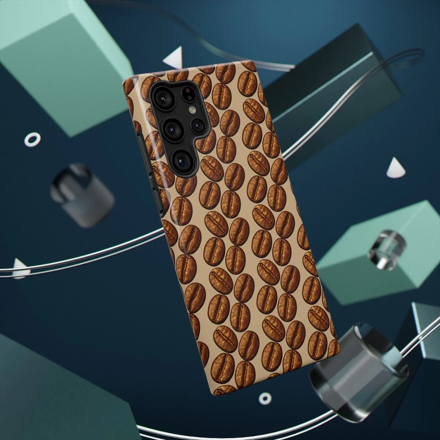 Coffee Pattern Phone Case for iPhone and Samsung Galaxy - KarArmDesign
