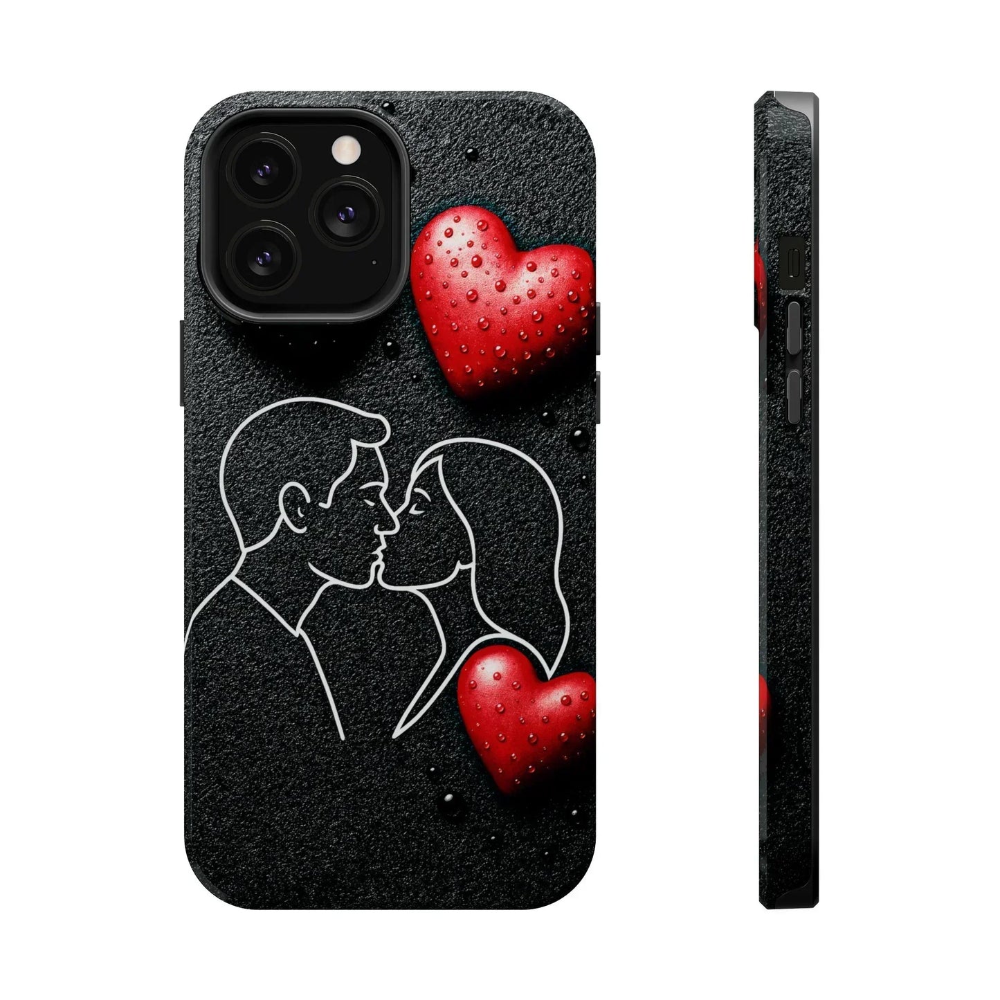 Midnight Kiss Phone Case for iPhone 13-16 Models - KarArmDesign