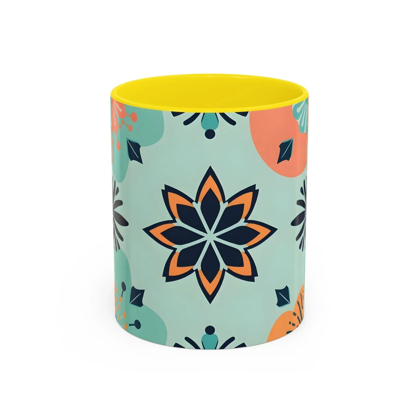 Floral Ornament Coffee Mug – 11oz - KarArmDesign