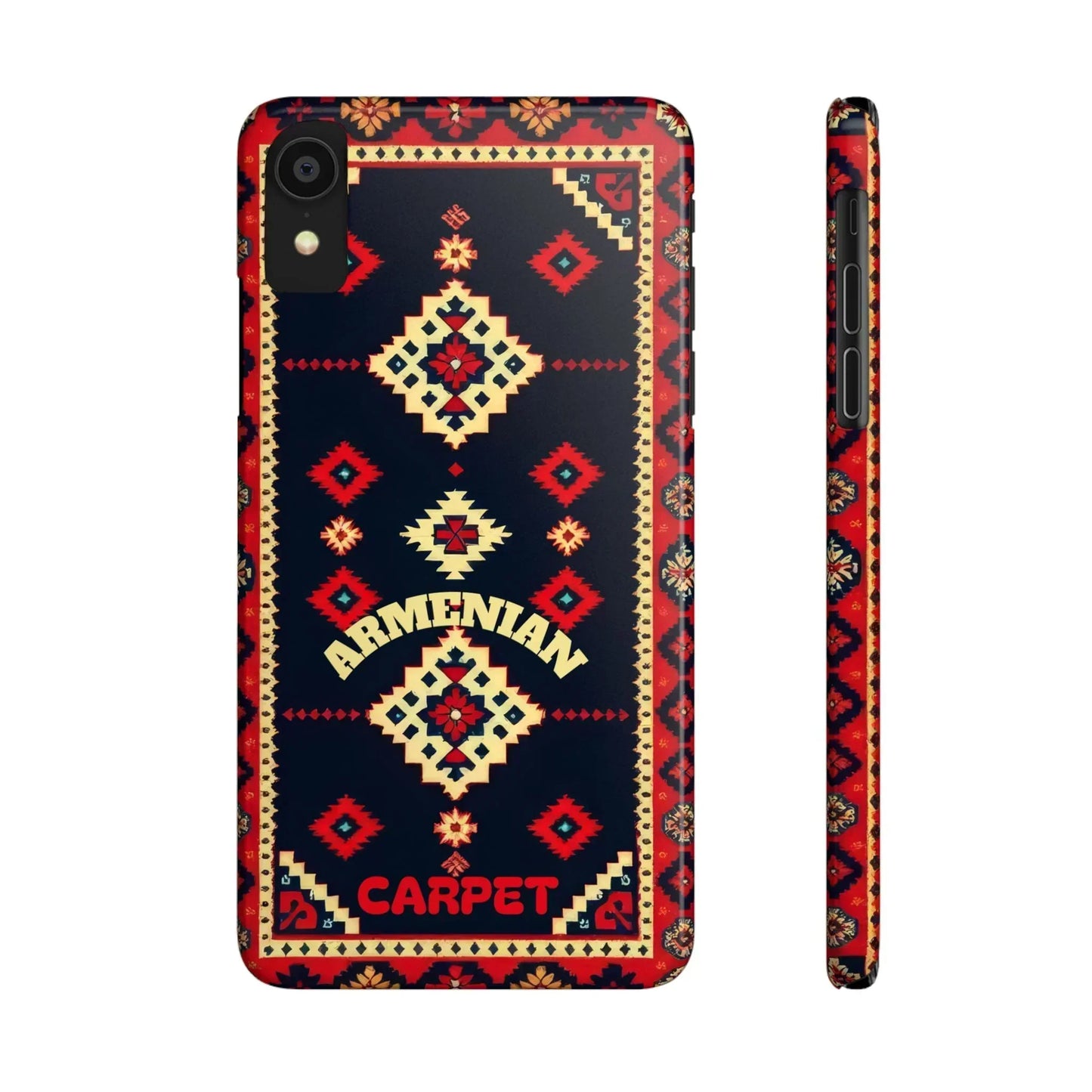 Armenian Carpet Pattern Traditional Ethnic Design Phone Case for iPhone 7-16 Models - KarArmDesign