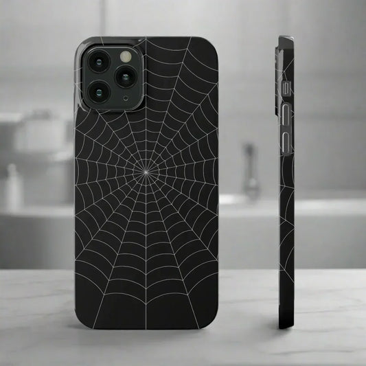 Spider Web Phone Case Slim Cases for iPhone 12-16 Models - KarArmDesign