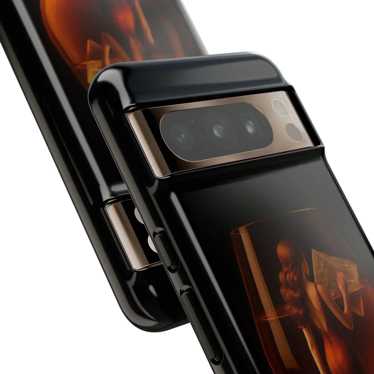 Elegant Midnight Lady Phone Case for iPhone 8-16 and Google Pixel up to 9 Models - KarArmDesign