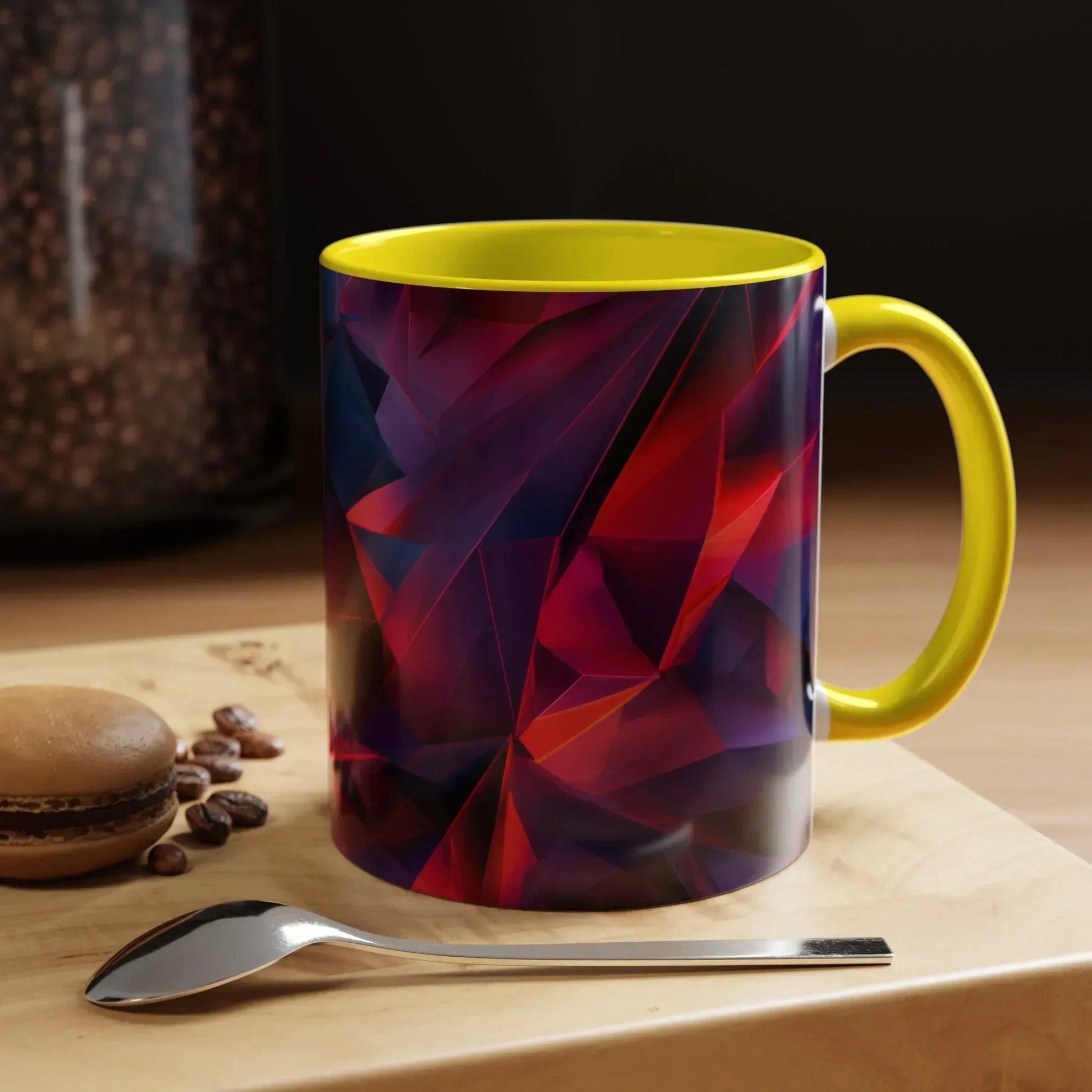Crystalline Ember Ceramic Mug - Accent Coffee Mug (11, 15oz) - KARARMDESIGN