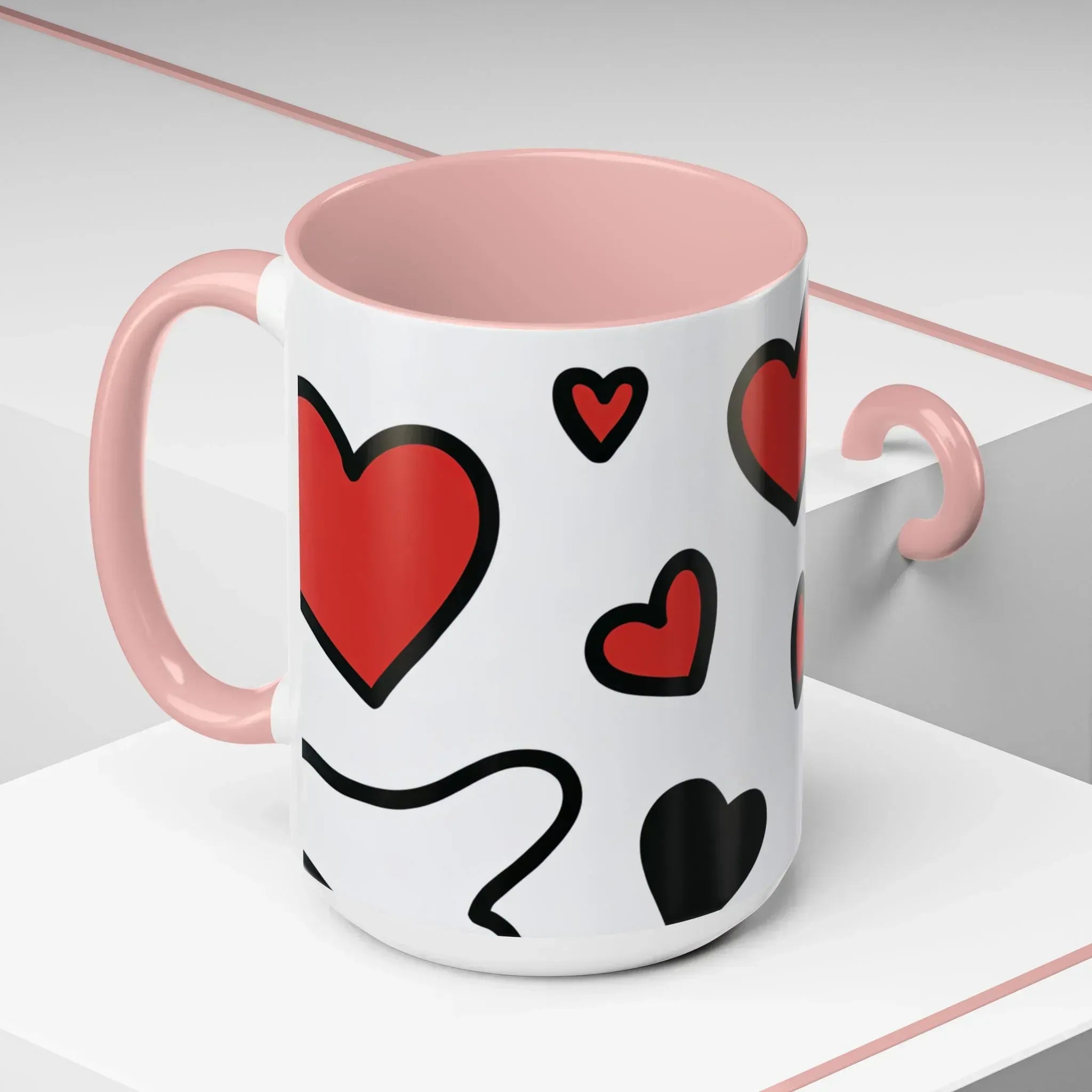 Love Overflow Mug – Accent Coffee Mug (11, 15oz) - KARARMDESIGN