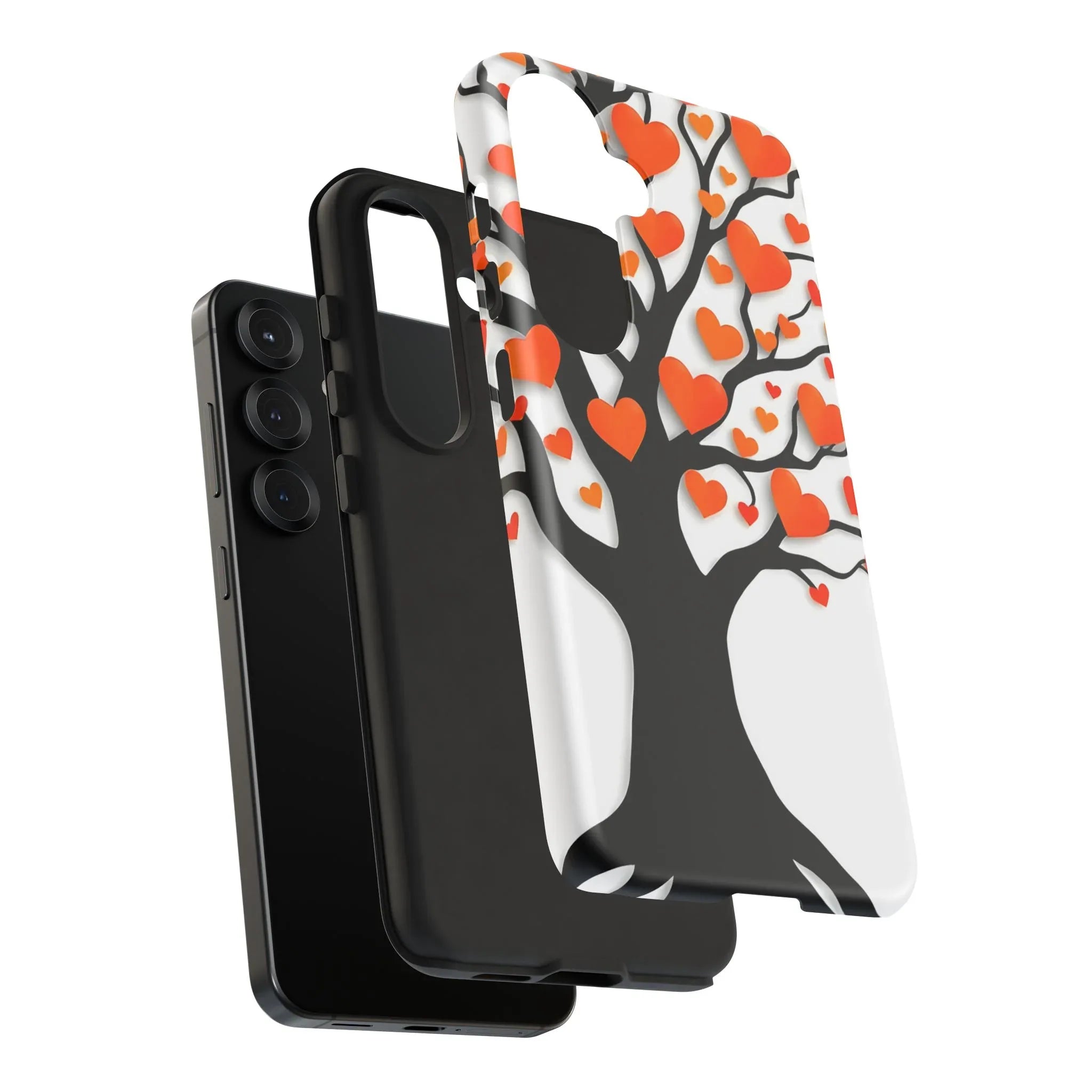 Heart Design Phone Case for iPhone 11–17 and Galaxy S20–S25 - KARARMDESIGN