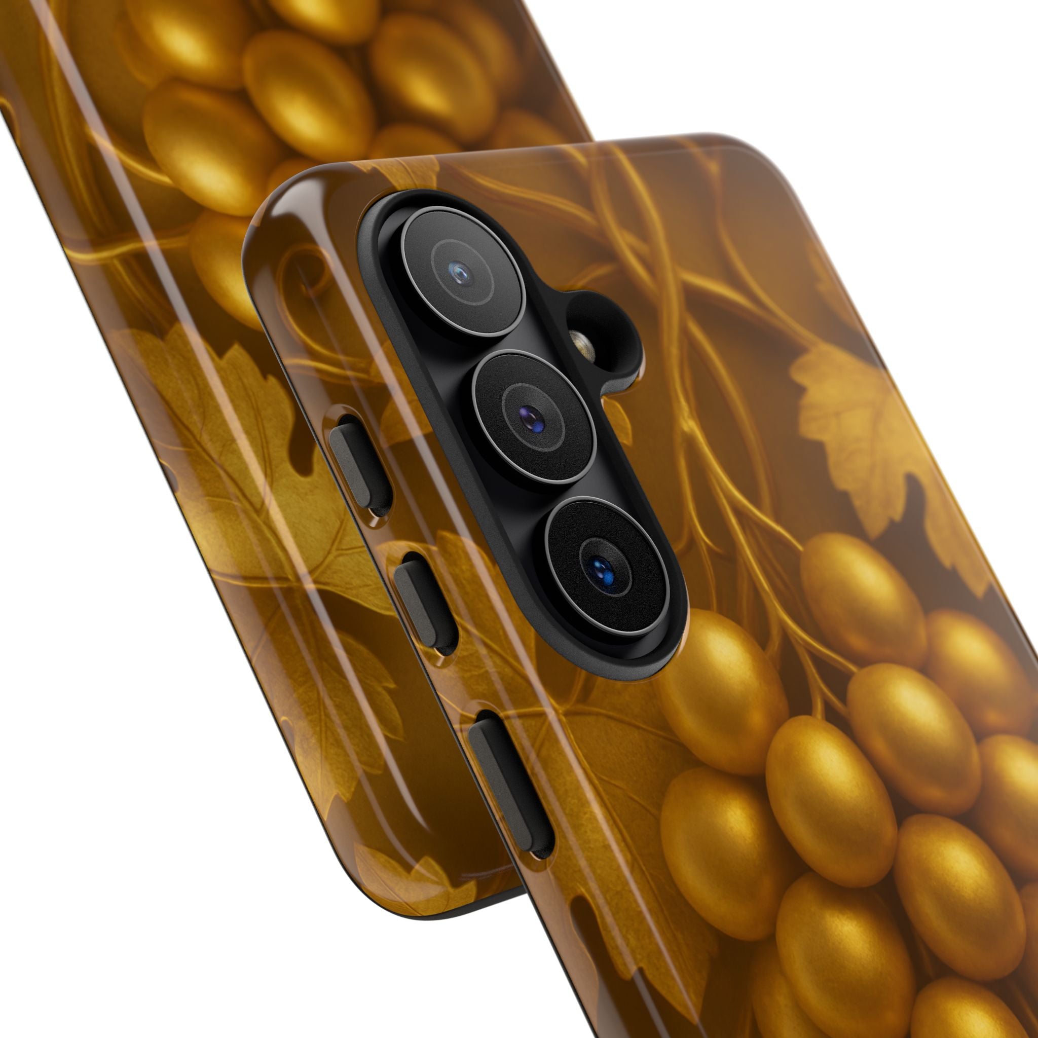 Golden Grapes Tough Phone Case for Samsung Galaxy S20–S26