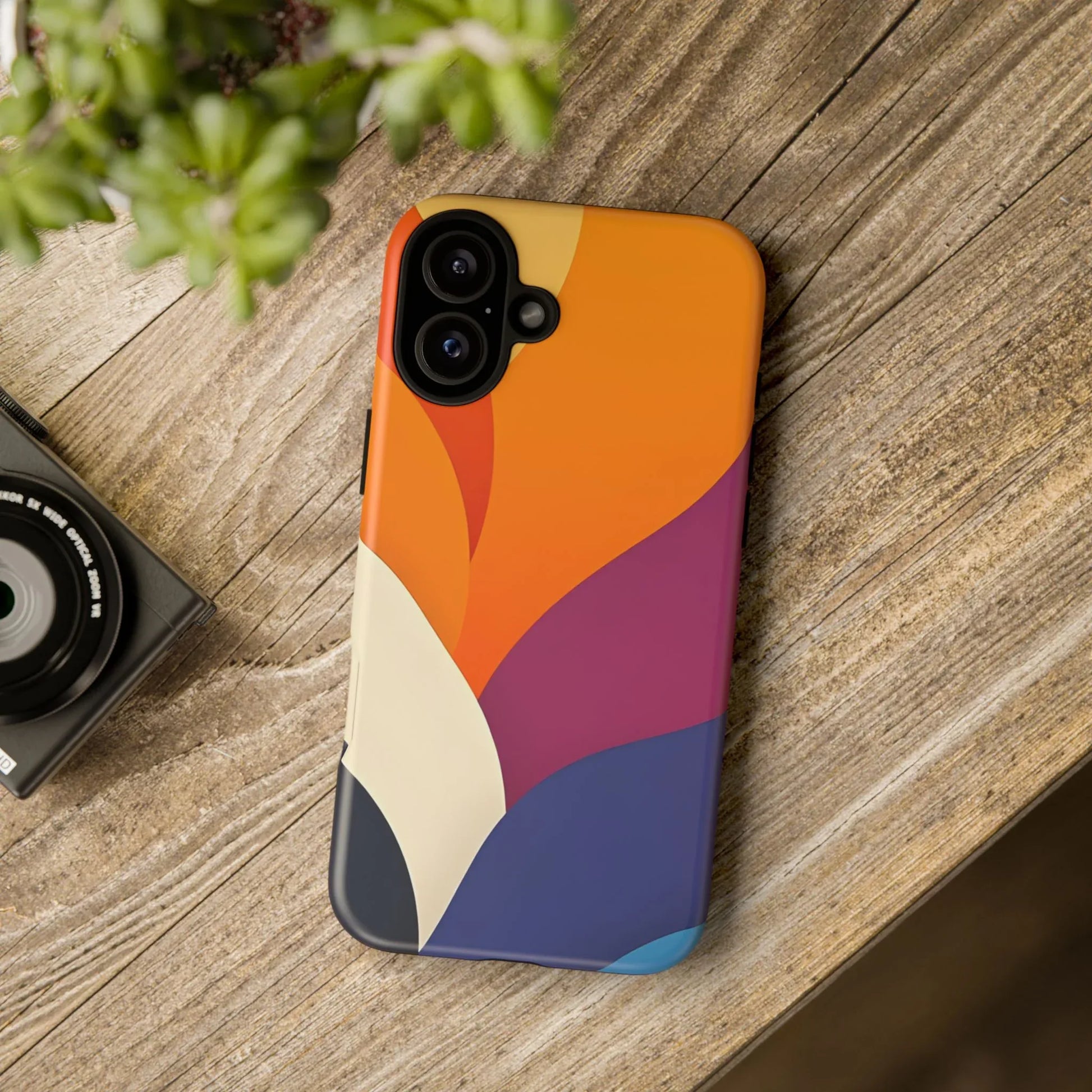 Vibrant Abstract Design Phone Case for iPhone and Galaxy - KARARMDESIGN