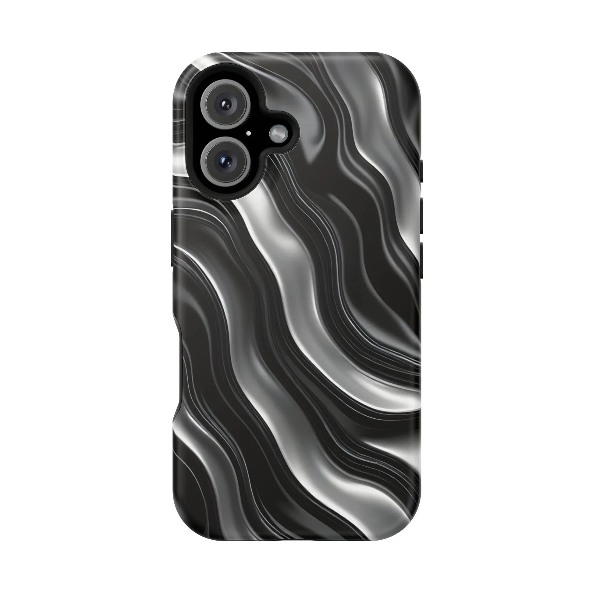 Wavy Illusion Marble Phone Case for iPhone 13-17 - KARARMDESIGN