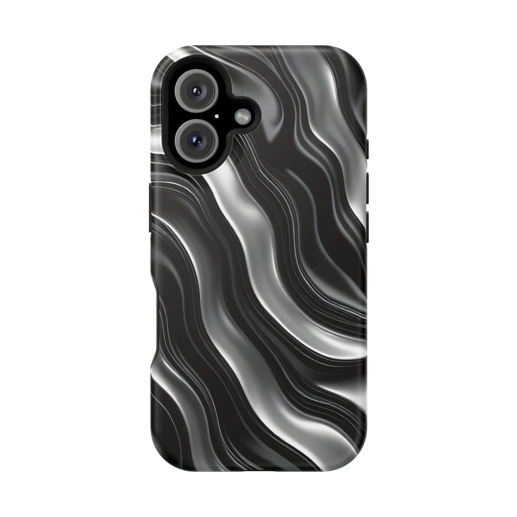 Wavy Illusion Marble Phone Case for iPhone 13-17 - KARARMDESIGN