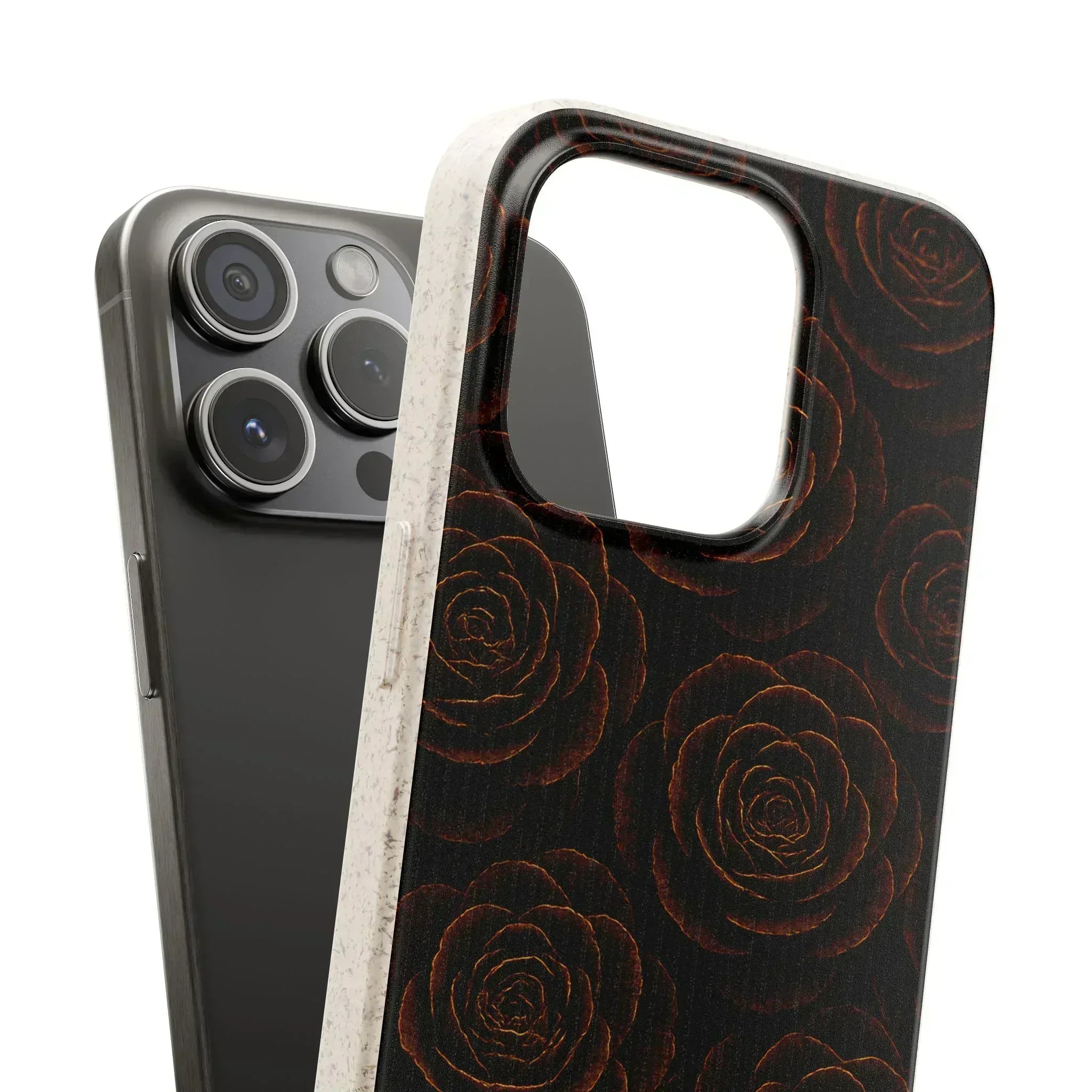 Wooden Roses Phone Case for iPhone 11-16 and Samsung Galaxy S20-S22 - KARARMDESIGN