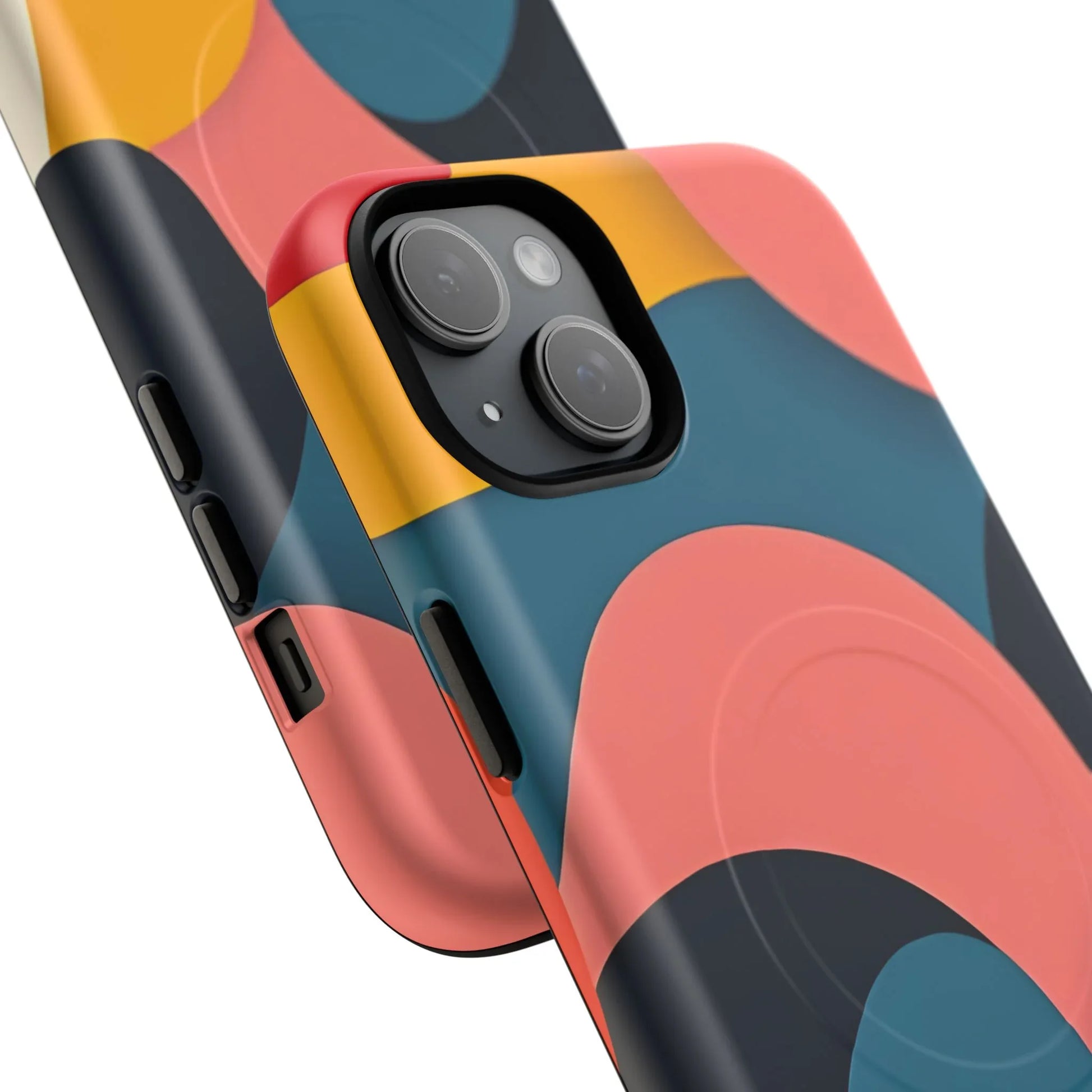 Colorful Abstract Art Phone Case for iPhone 13-17 - KARARMDESIGN