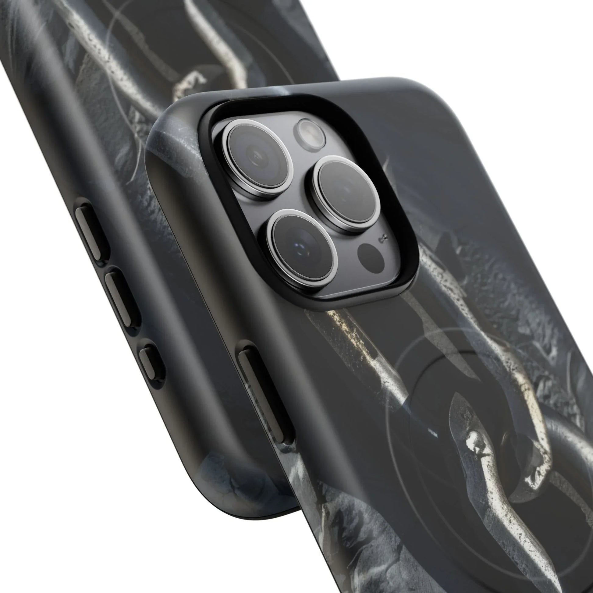 “Iron Chain” Tough Magnetic Phone Case for iPhone 13-17 - KARARMDESIGN