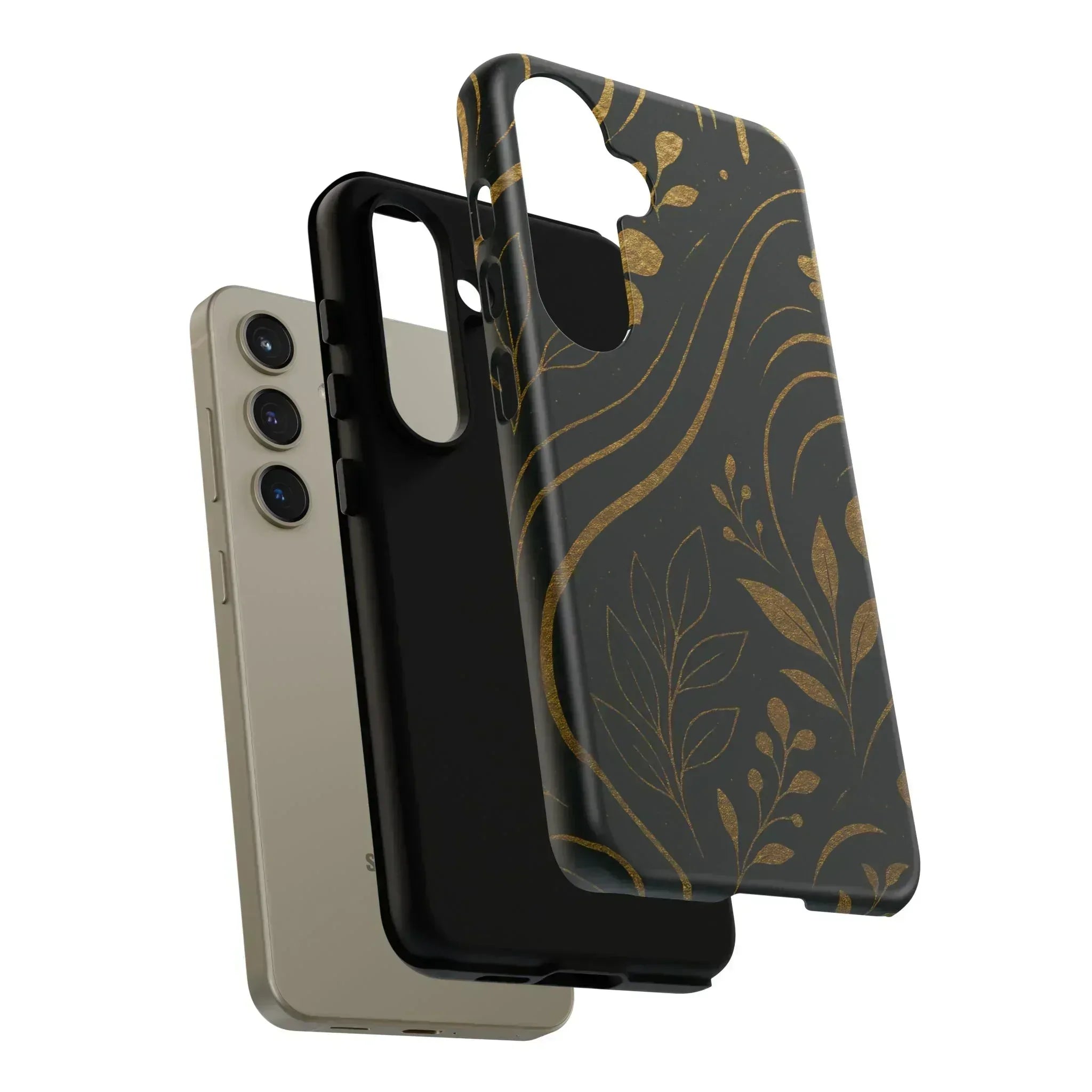Gold Pattern Phone Case for Galaxy and Pixel - KARARMDESIGN