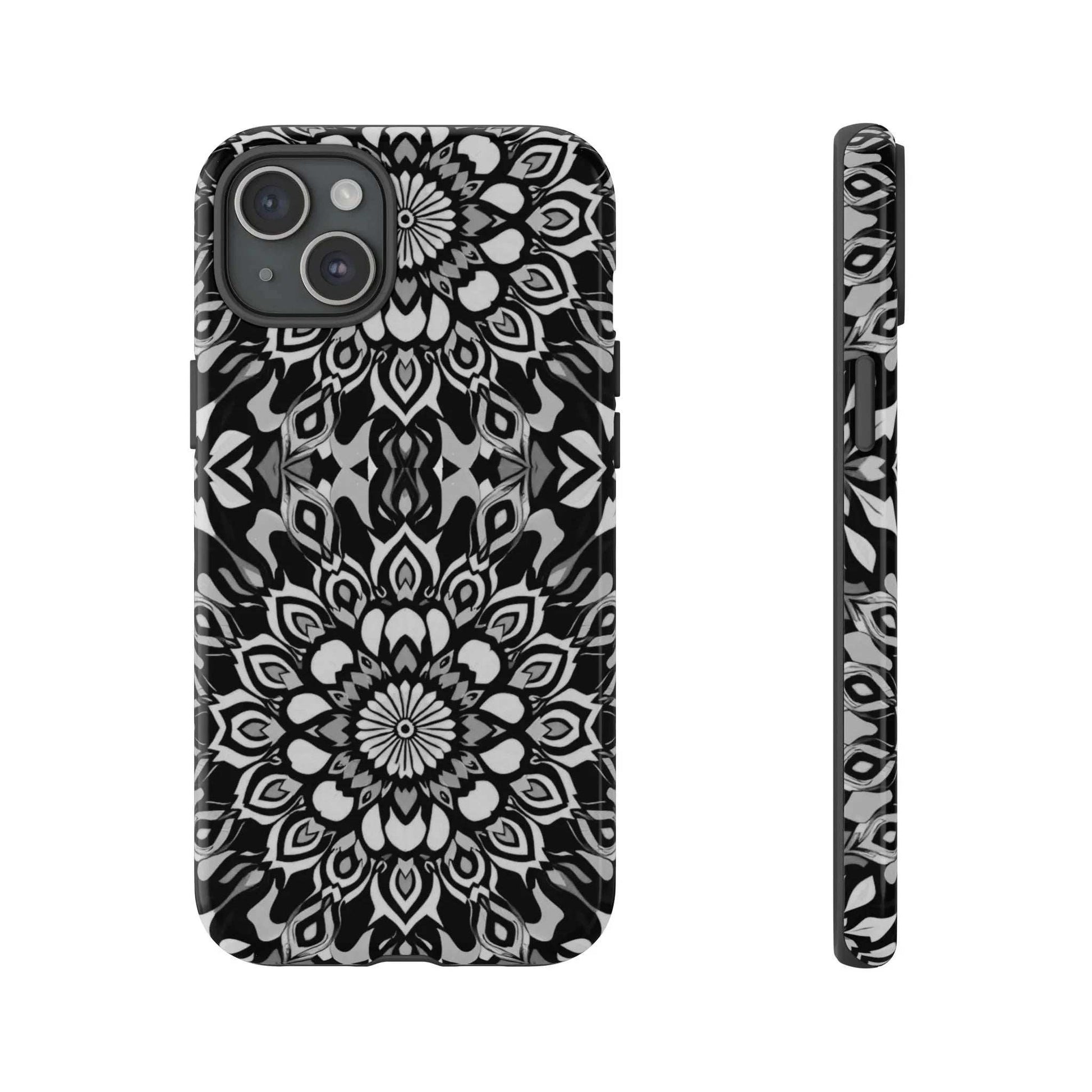 Mandala Phone Case for iPhone and Galaxy - KARARMDESIGN
