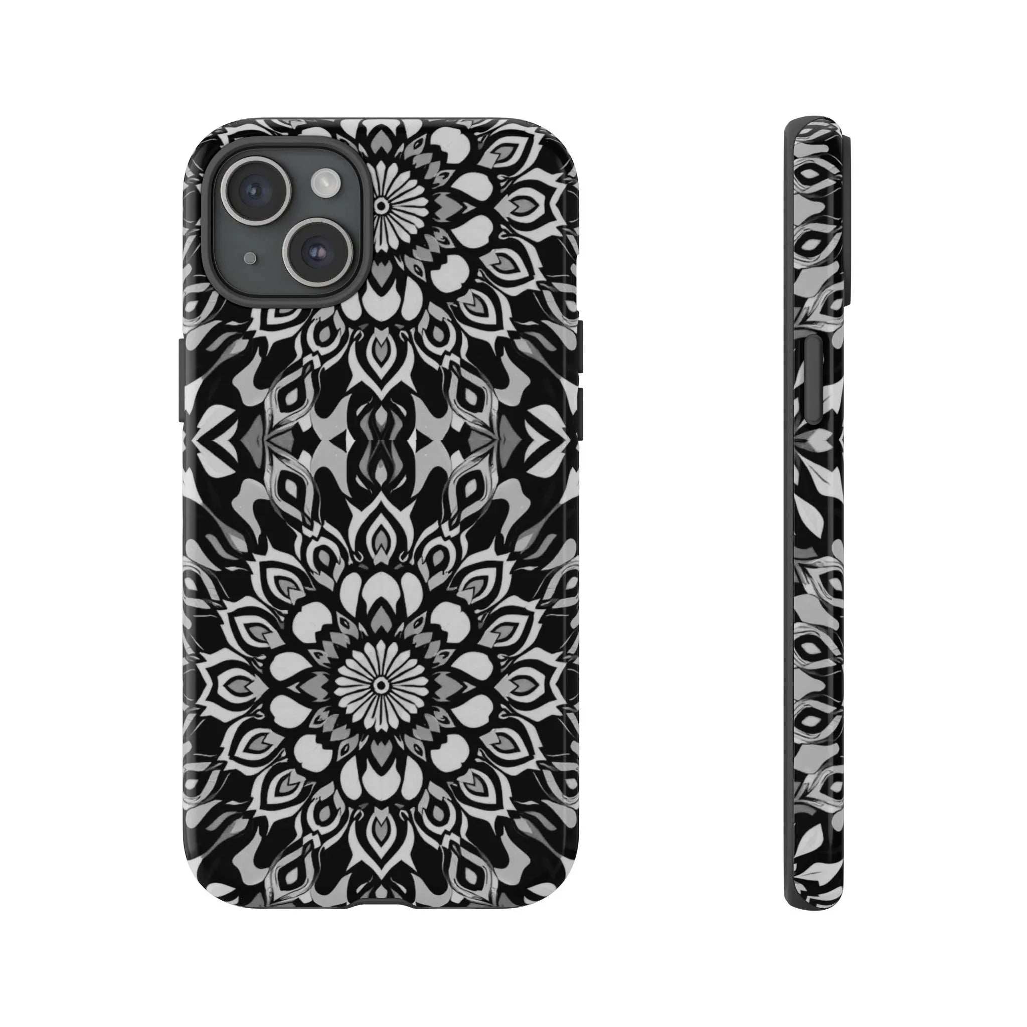 Mandala Phone Case for iPhone and Galaxy - KARARMDESIGN