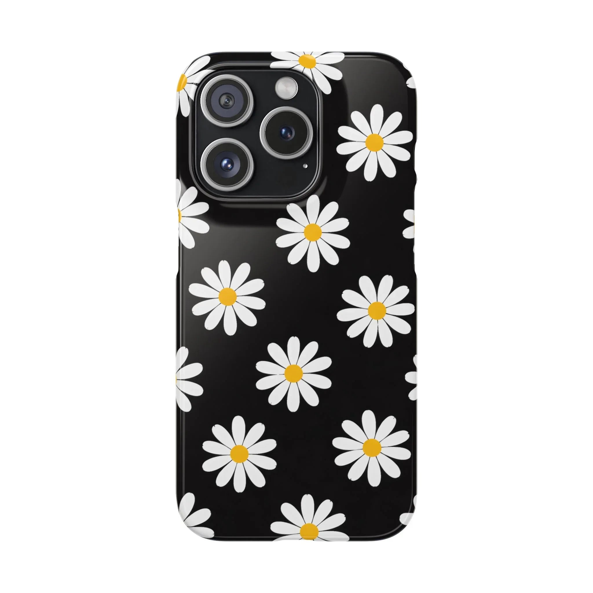Daisy Charm Phone Case for iPhone 11-17 and Galaxy S20-S25 - KARARMDESIGN