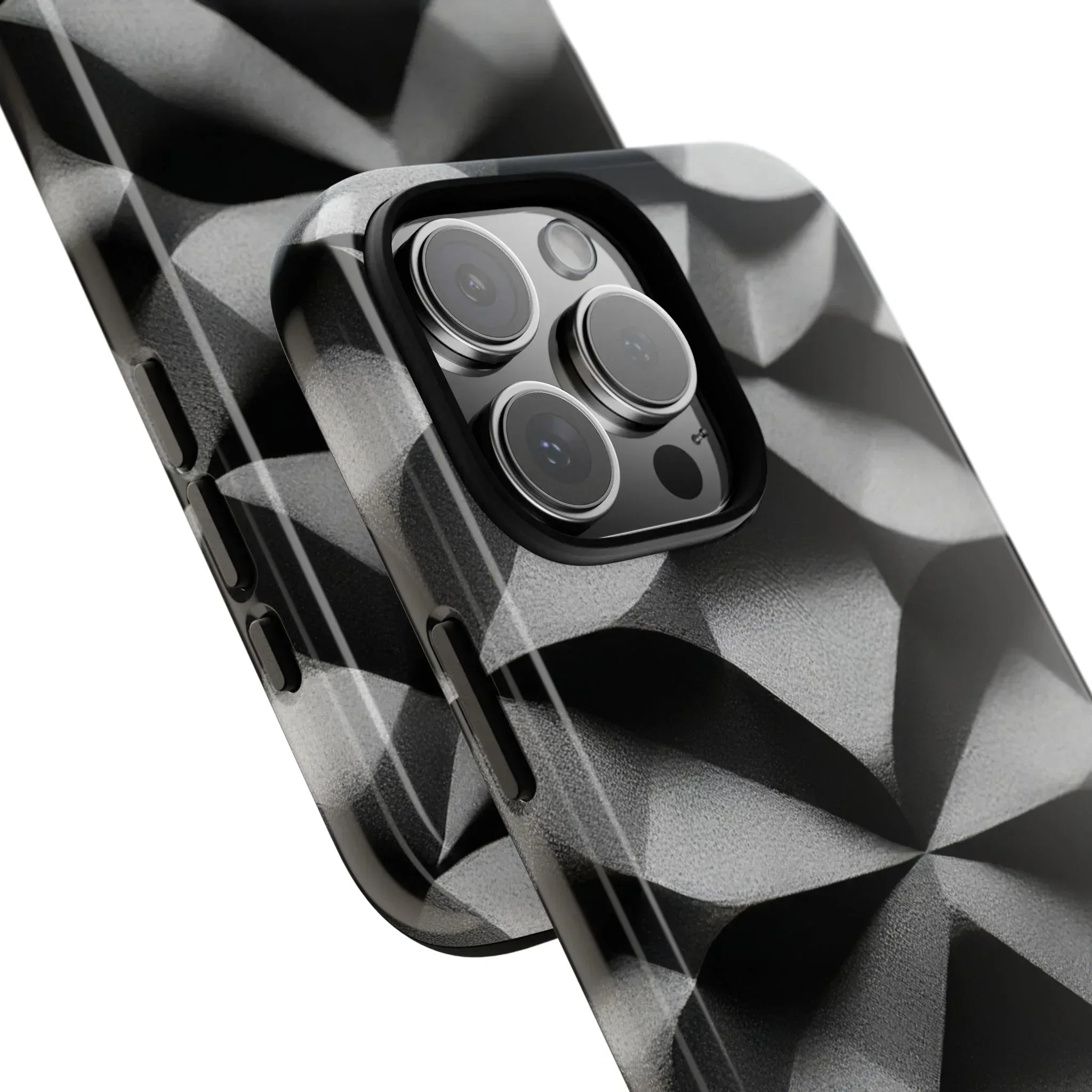 3D Geometric Phone Case for iPhone 8–17 - KARARMDESIGN