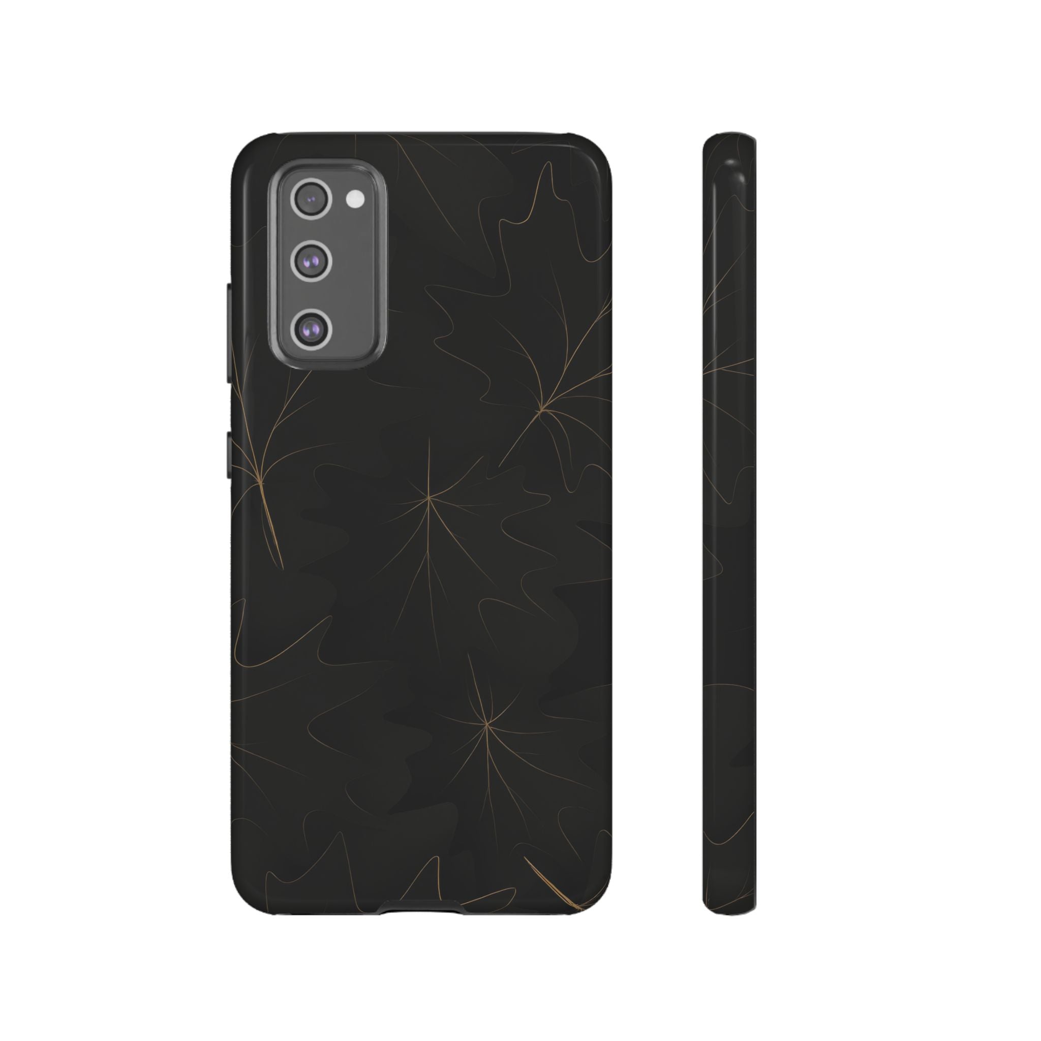Luxury Fall Leaf Phone Case – Samsung Galaxy S20–S26 & Google Pixel 6-9