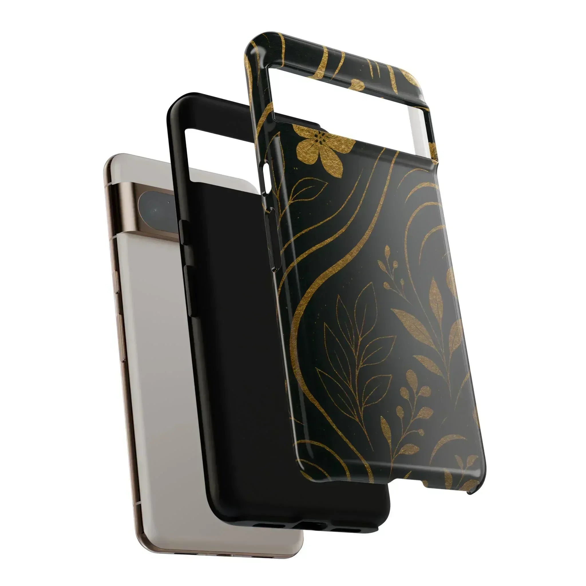 Gold Pattern Phone Case for Galaxy and Pixel - KARARMDESIGN