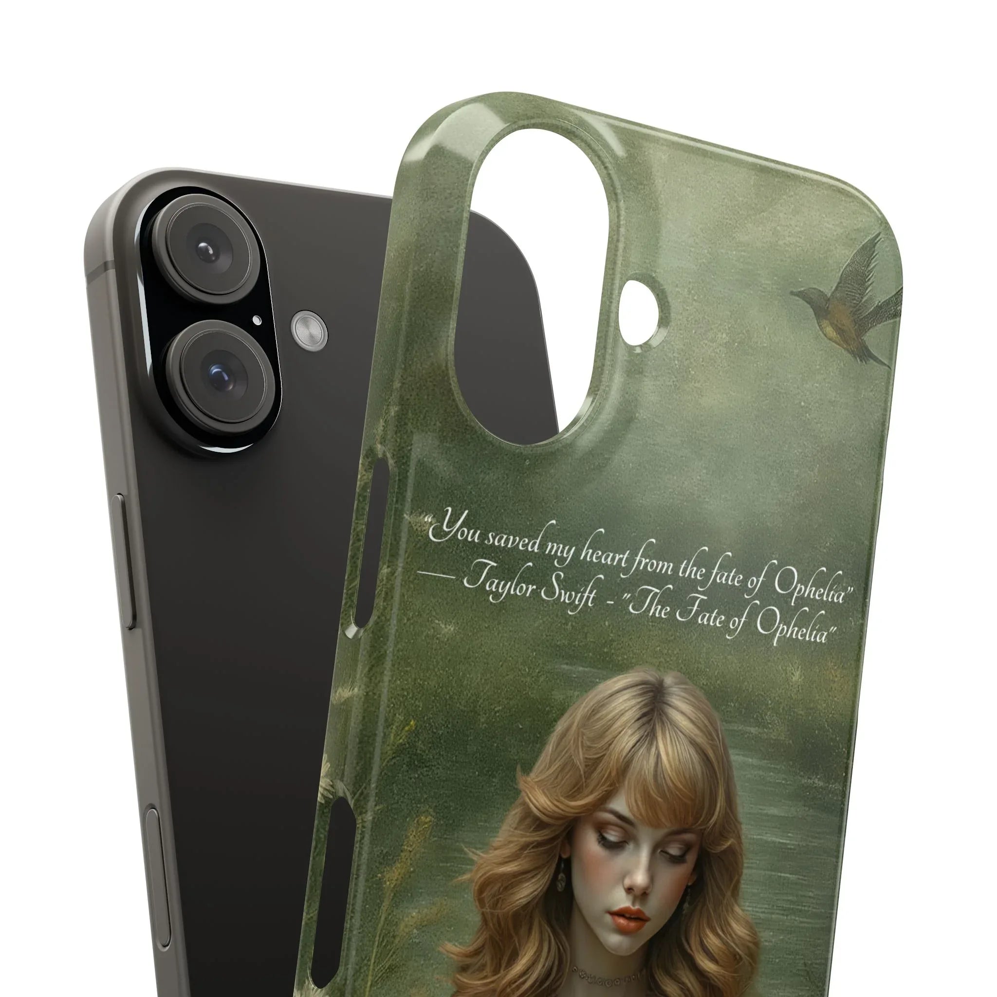"Melancholic Ophelia" Phone Case for iPhone 11-17 - KARARMDESIGN