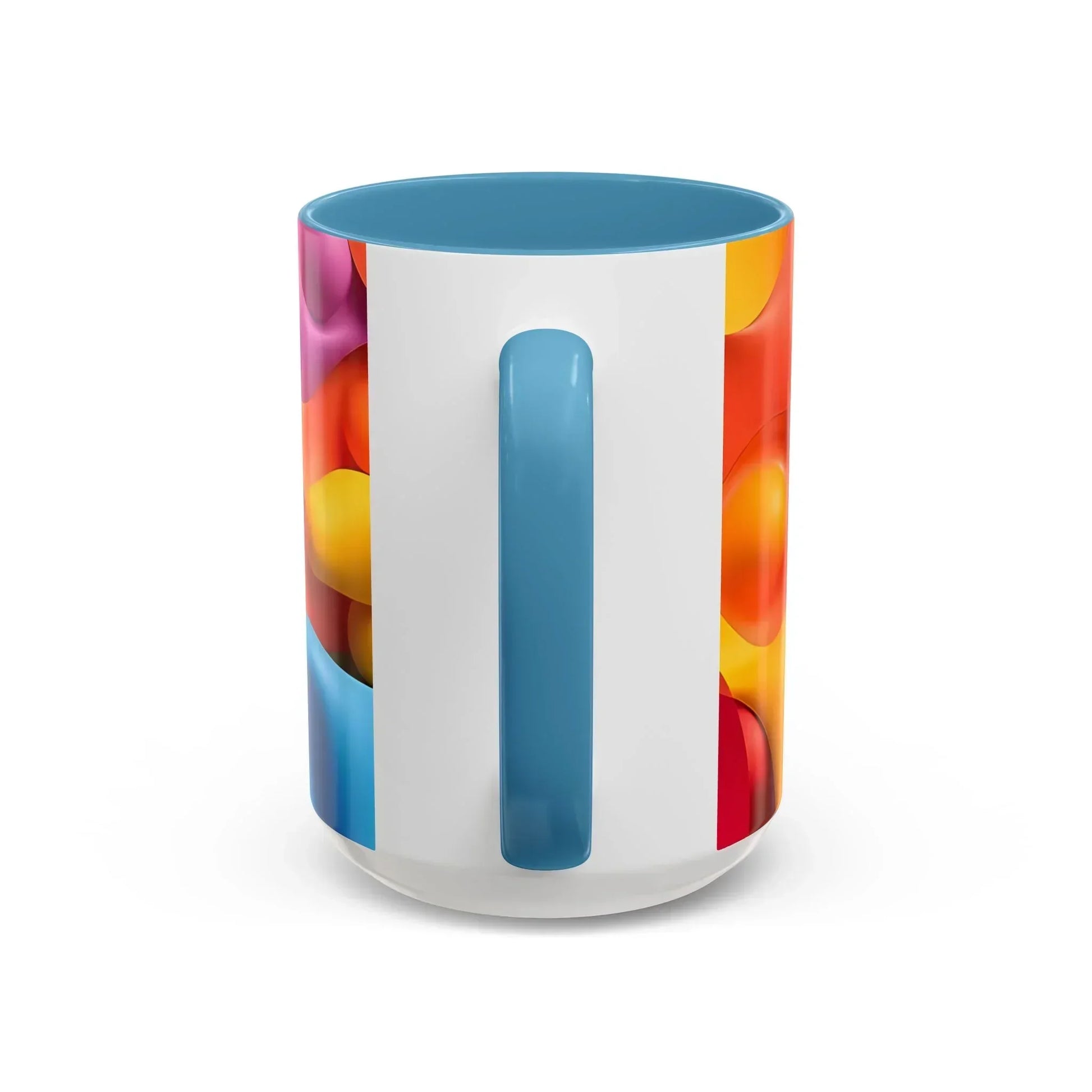 Bold Geometric Accent Coffee Ceramic Mug - KarArmDesign