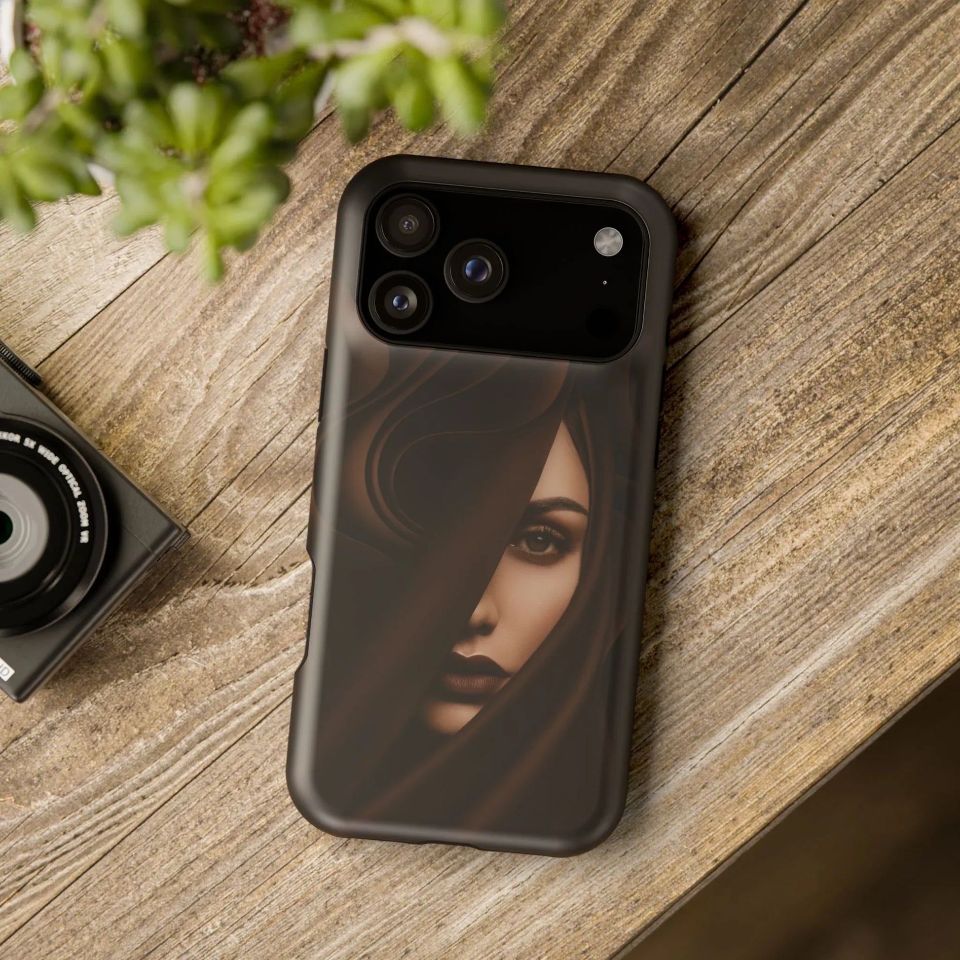 Mystery Woman Phone Case for iPhone 17, Air, Pro, Pro Max - KARARMDESIGN