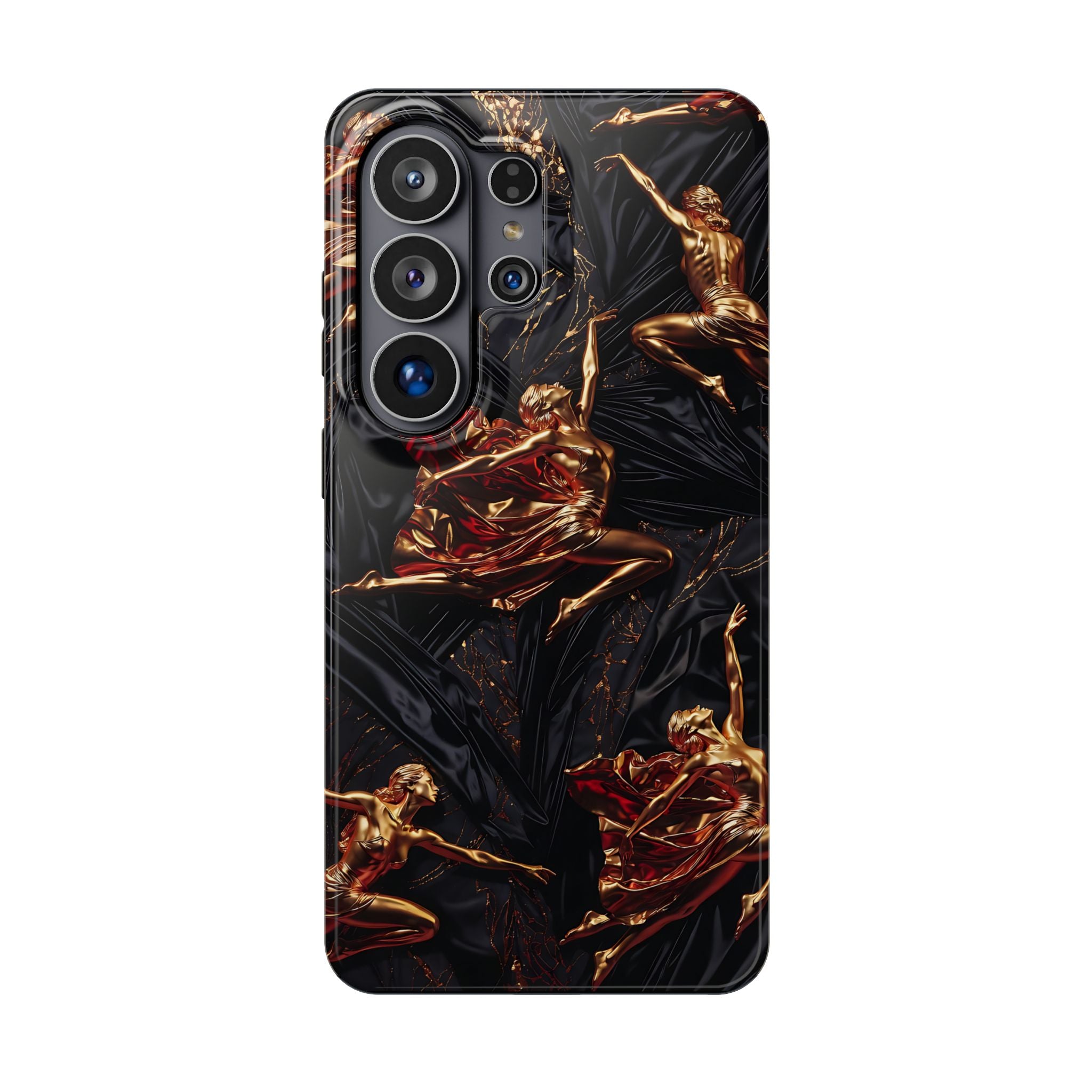 Gold Sculpture Phone Case for iPhone 13-17 & Samsung Galaxy S26