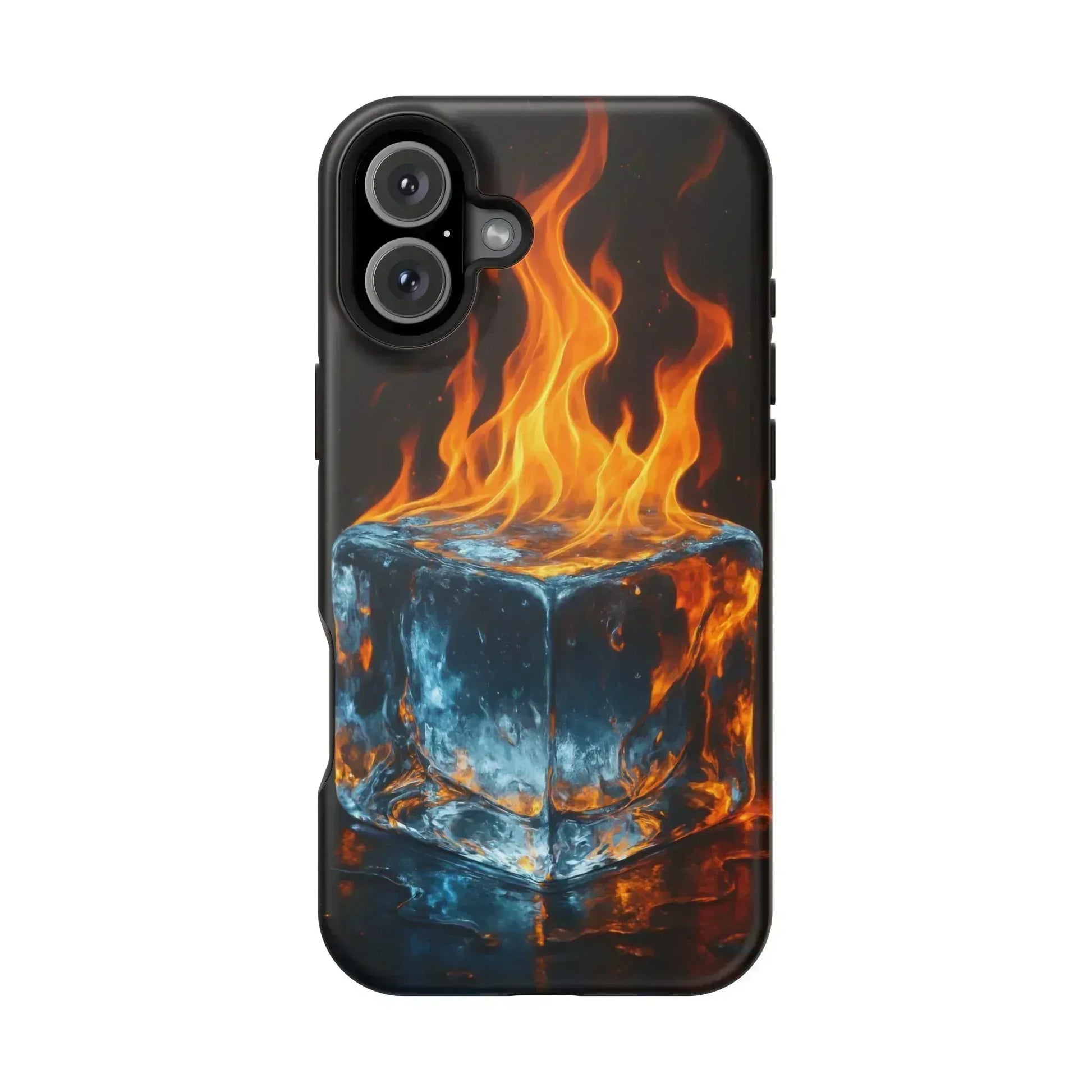 Flame Ice Phone Case for iPhone 12-16 and Galaxy S21-S22 - KARARMDESIGN