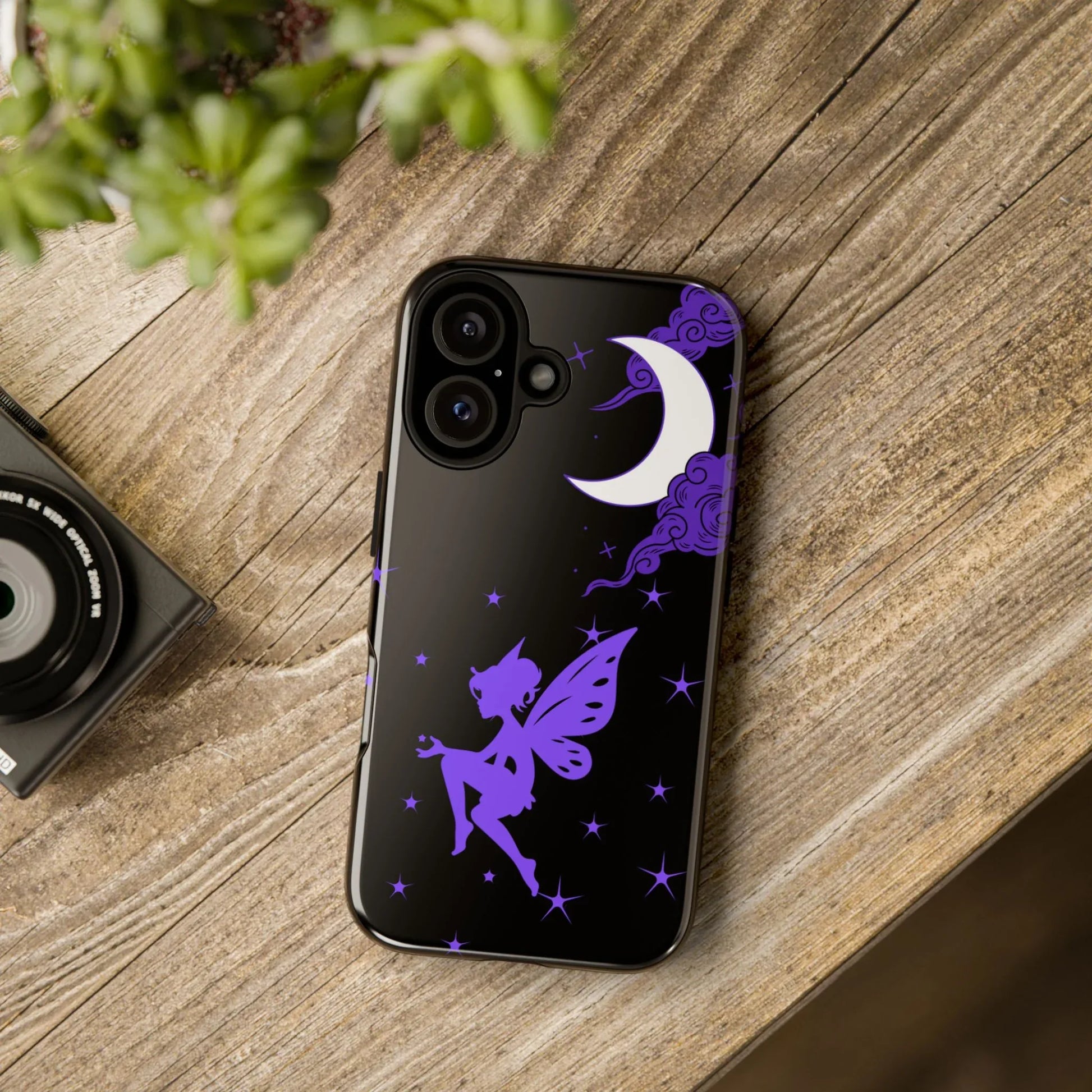 Moonlit Fairy Phone Case for iPhone 8-16 and Galaxy S10-S23 - KARARMDESIGN