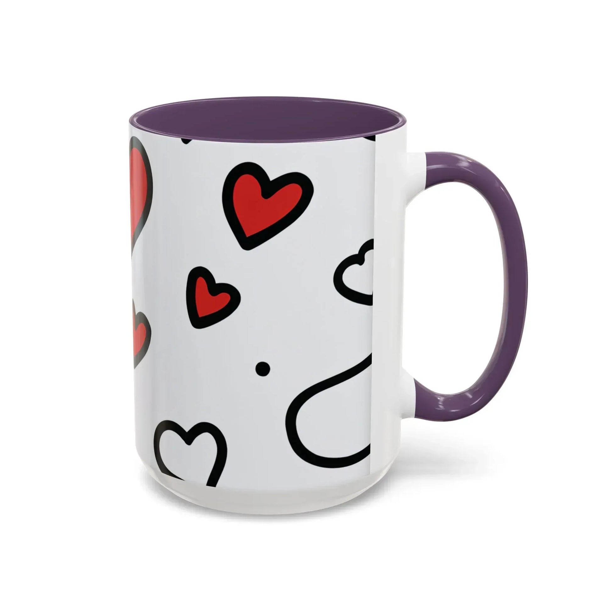 Love Overflow Mug – Accent Coffee Mug (11, 15oz) - KARARMDESIGN