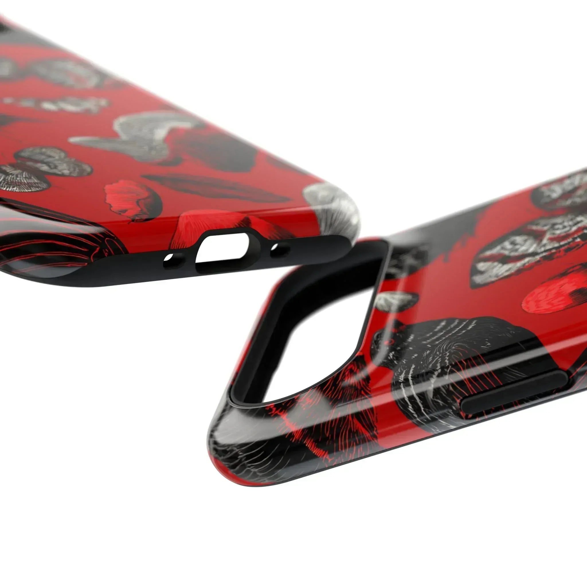 Crimson Wilderness Phone Case for iPhone 11-17 - KARARMDESIGN