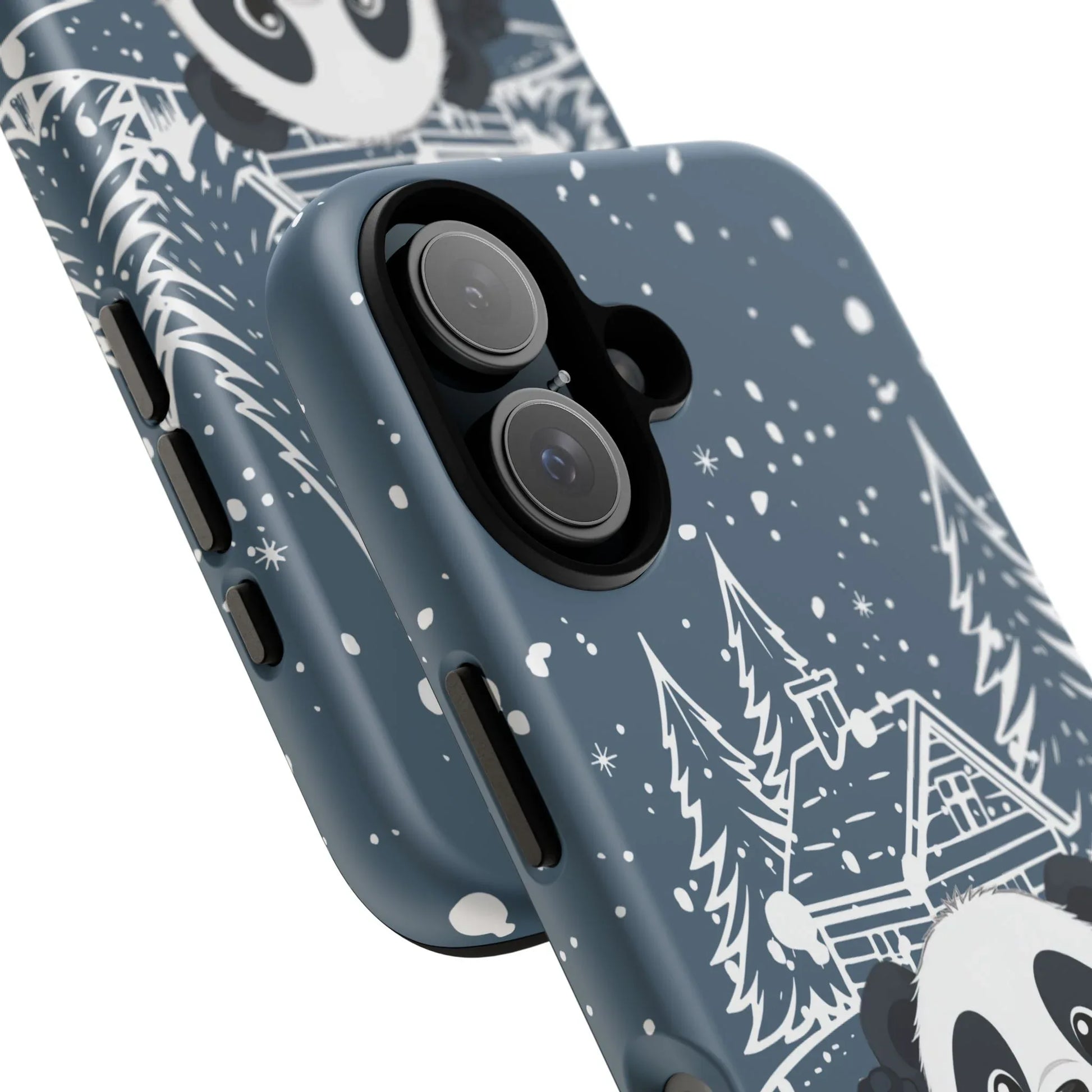 Cute Panda in a Winter Wonderland Phone Case for iPhone 8-17 - KARARMDESIGN