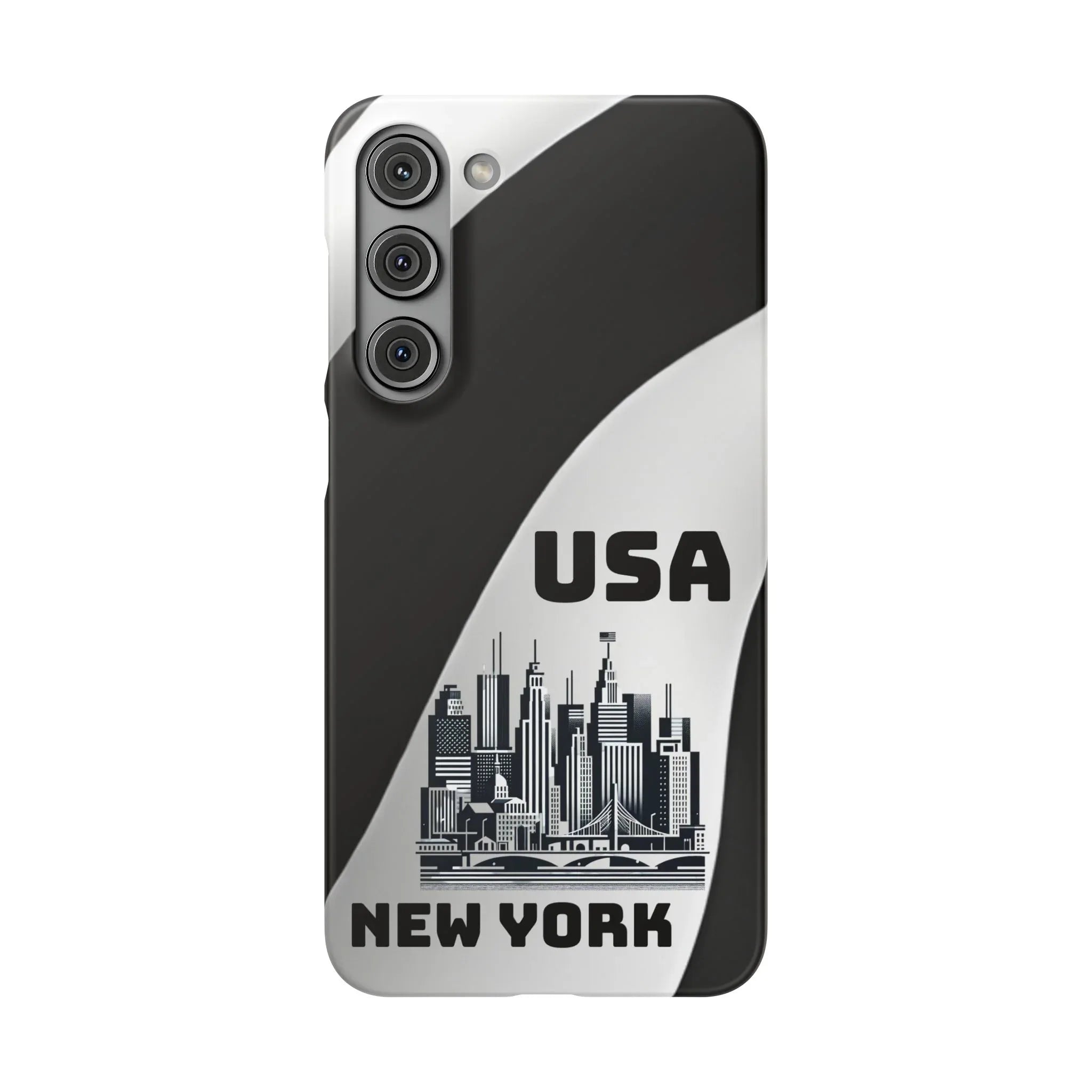Monochrome New York City Phone Case for iPhone, Galaxy & Pixel - KARARMDESIGN