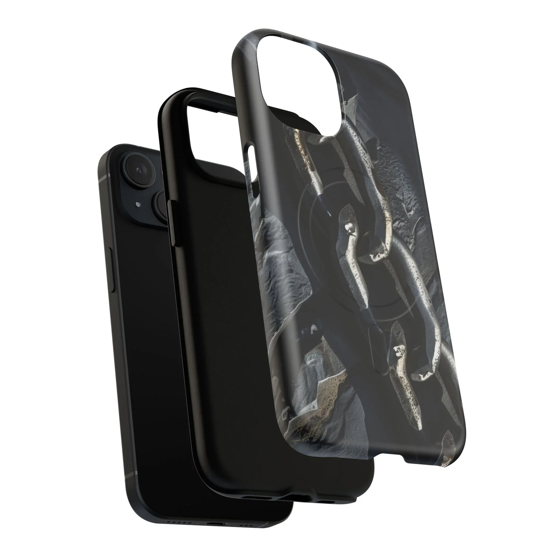 “Iron Chain” Tough Magnetic Phone Case for iPhone 13-17 - KARARMDESIGN