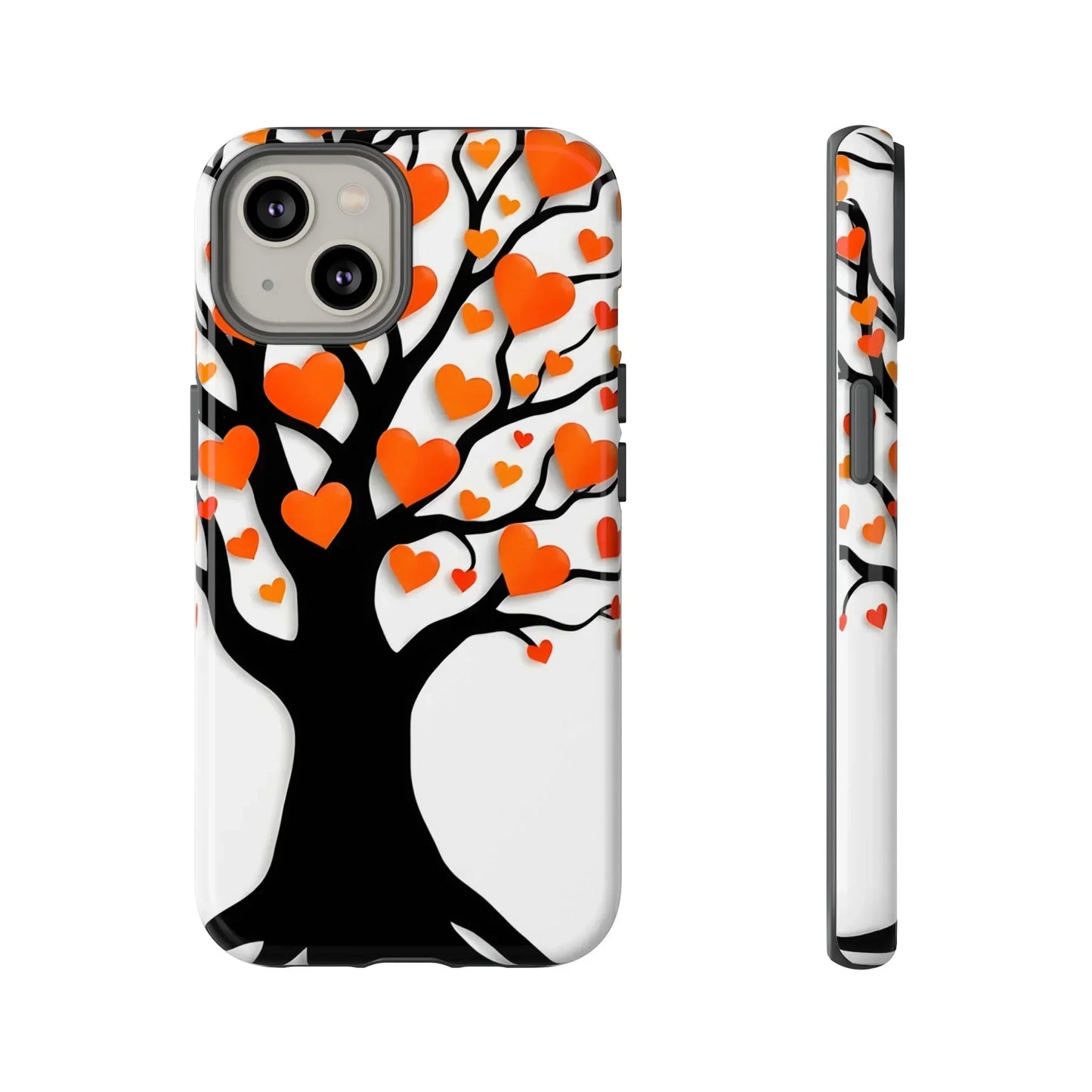 Heart Design Phone Case for iPhone 8–16 and Galaxy S10–S25 Models - KarArmDesign